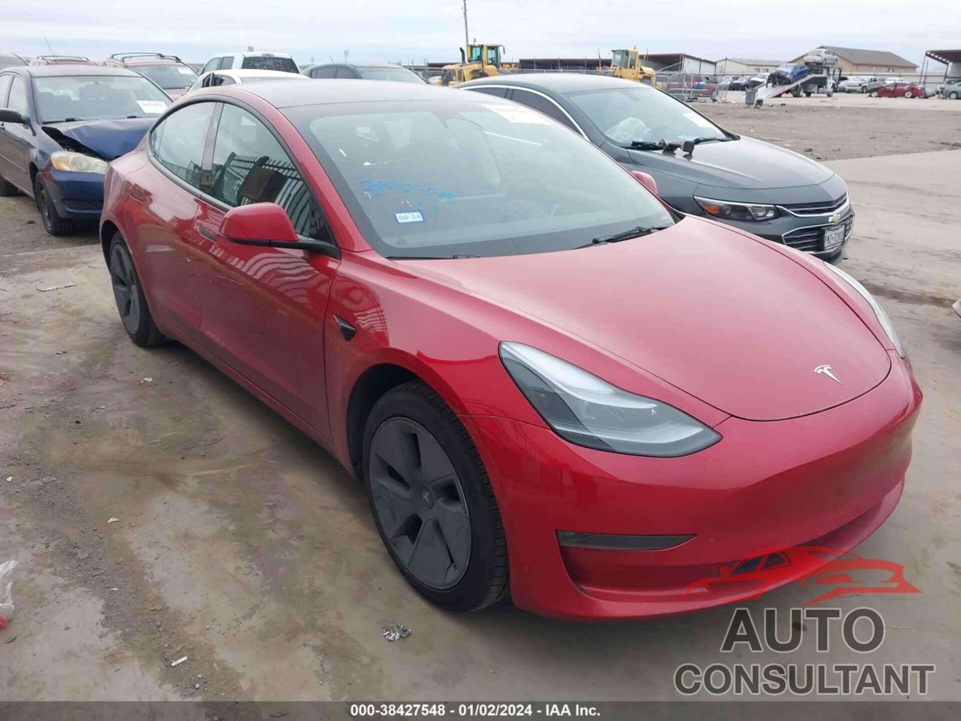 TESLA MODEL 3 2022 - 5YJ3E1EB6NF275637