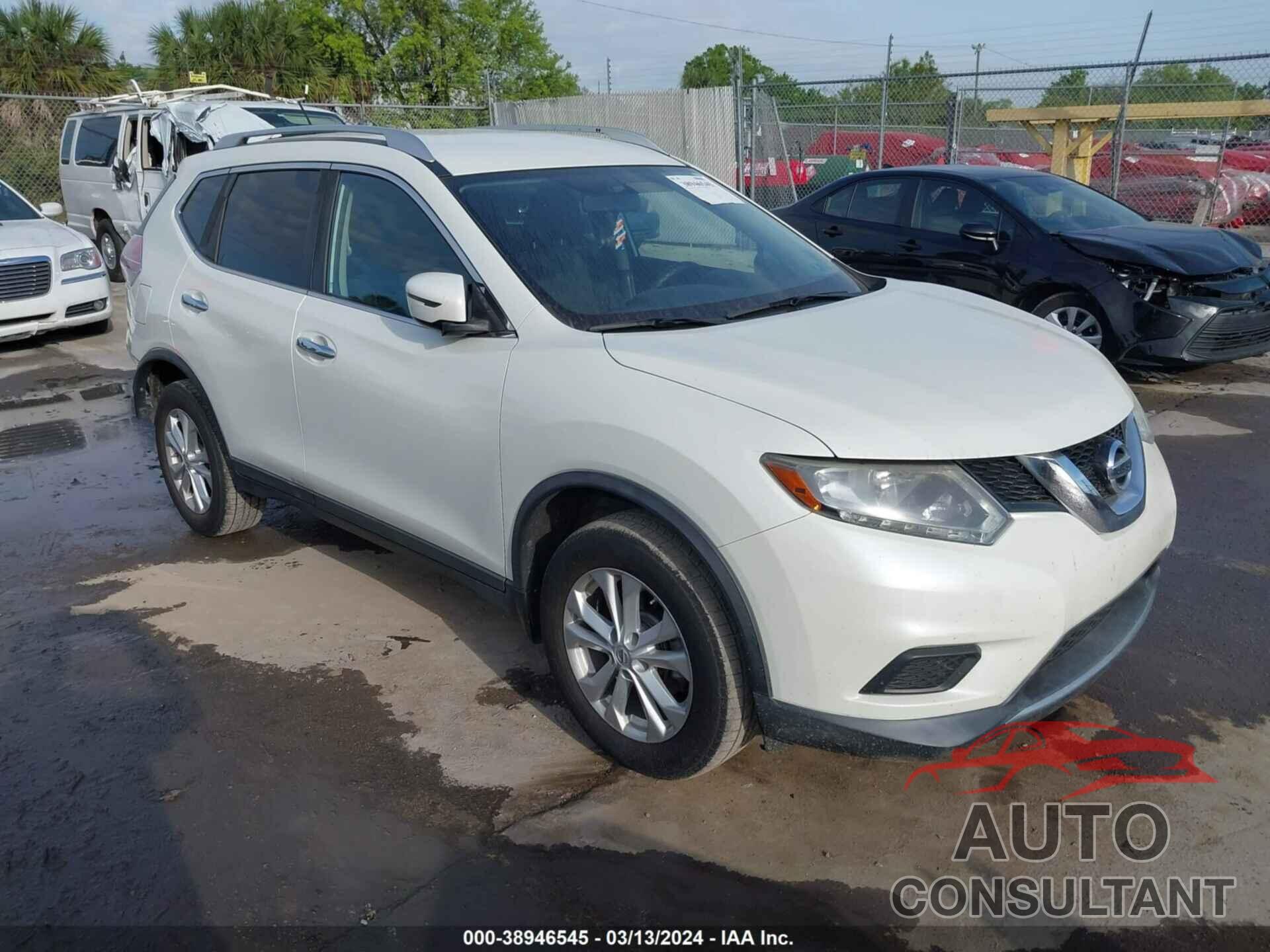 NISSAN ROGUE 2016 - KNMAT2MV5GP635696