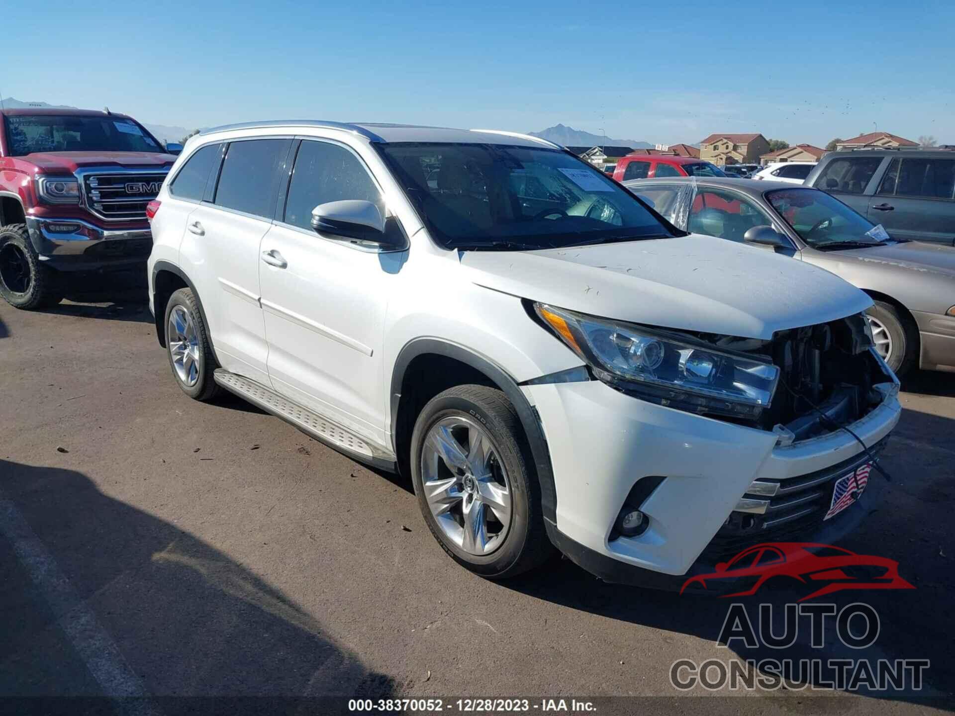 TOYOTA HIGHLANDER 2019 - 5TDYZRFH3KS336526