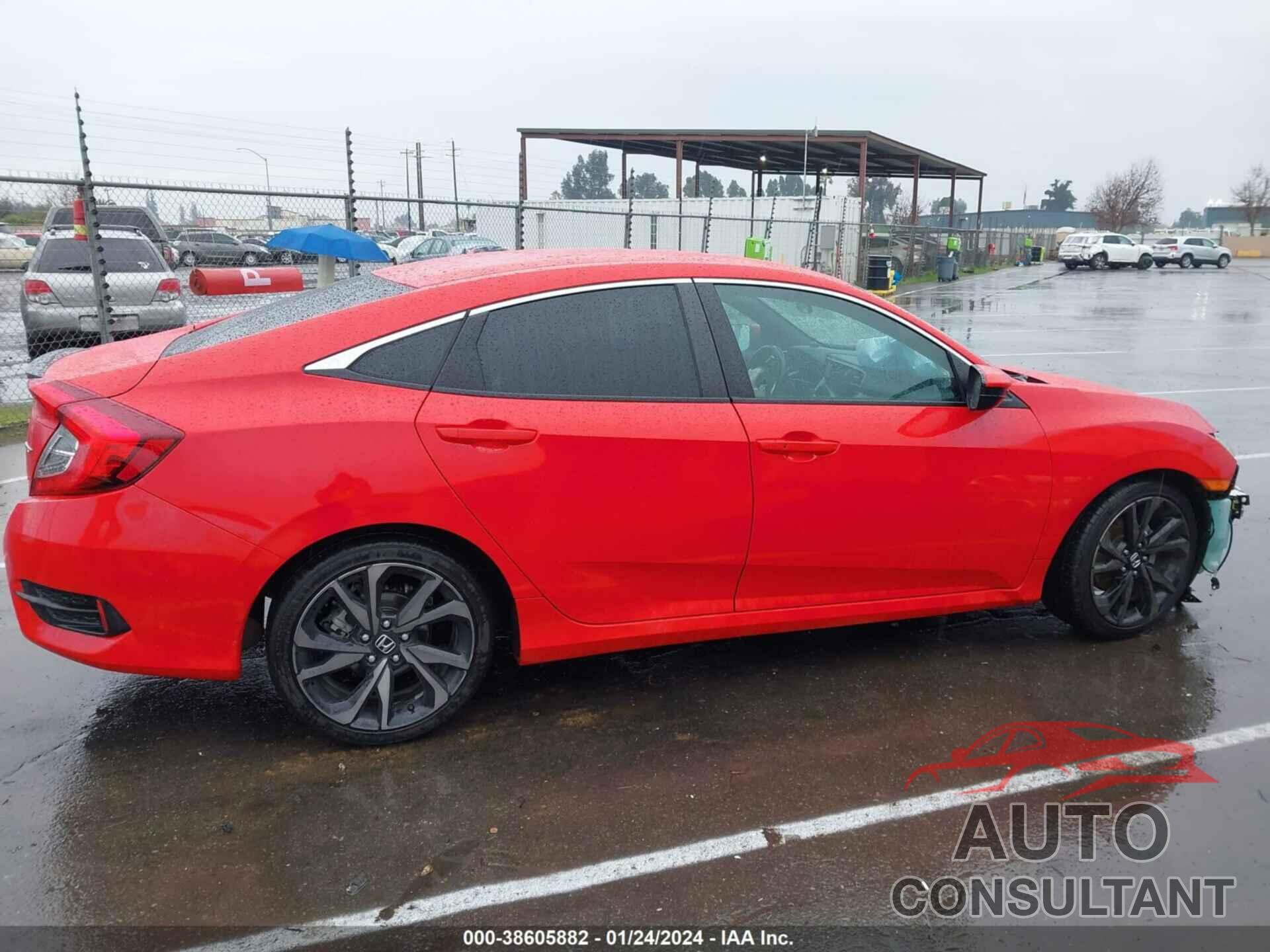 HONDA CIVIC 2019 - 2HGFC2F82KH604207