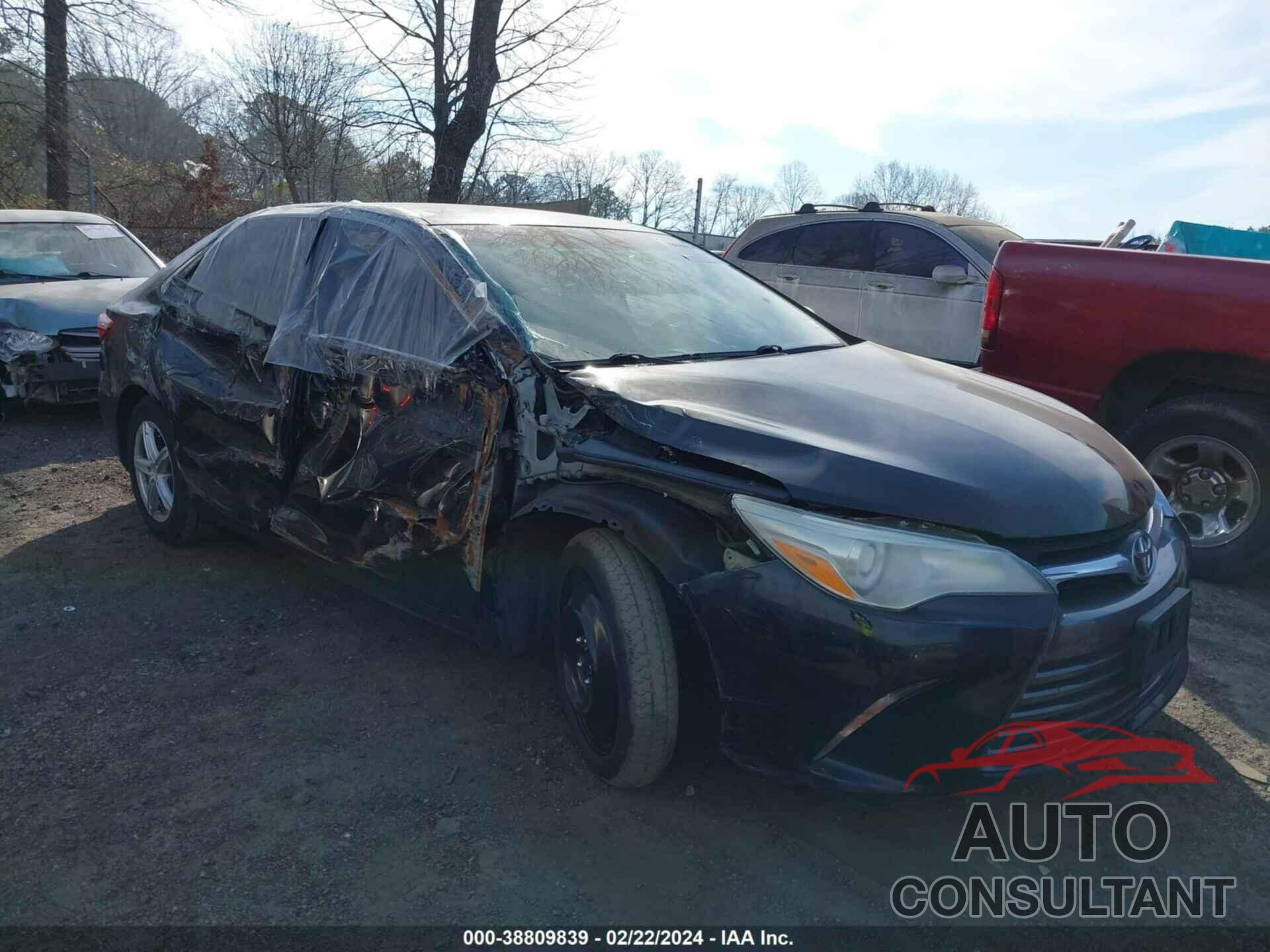 TOYOTA CAMRY 2016 - 4T4BF1FK4GR544897