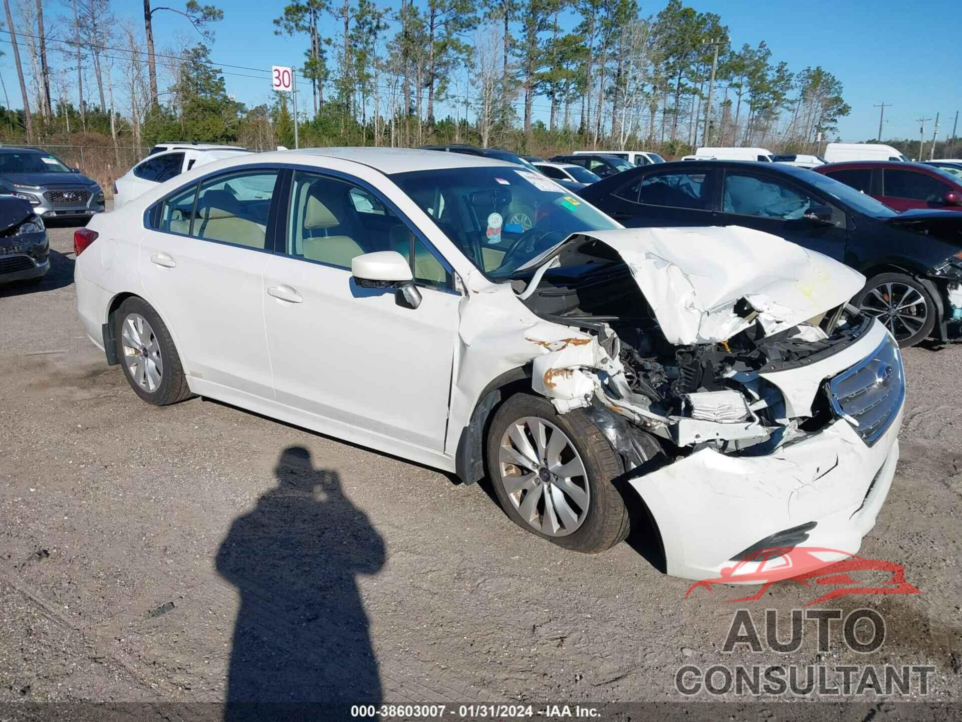 SUBARU LEGACY 2016 - 4S3BNBC61G3004573