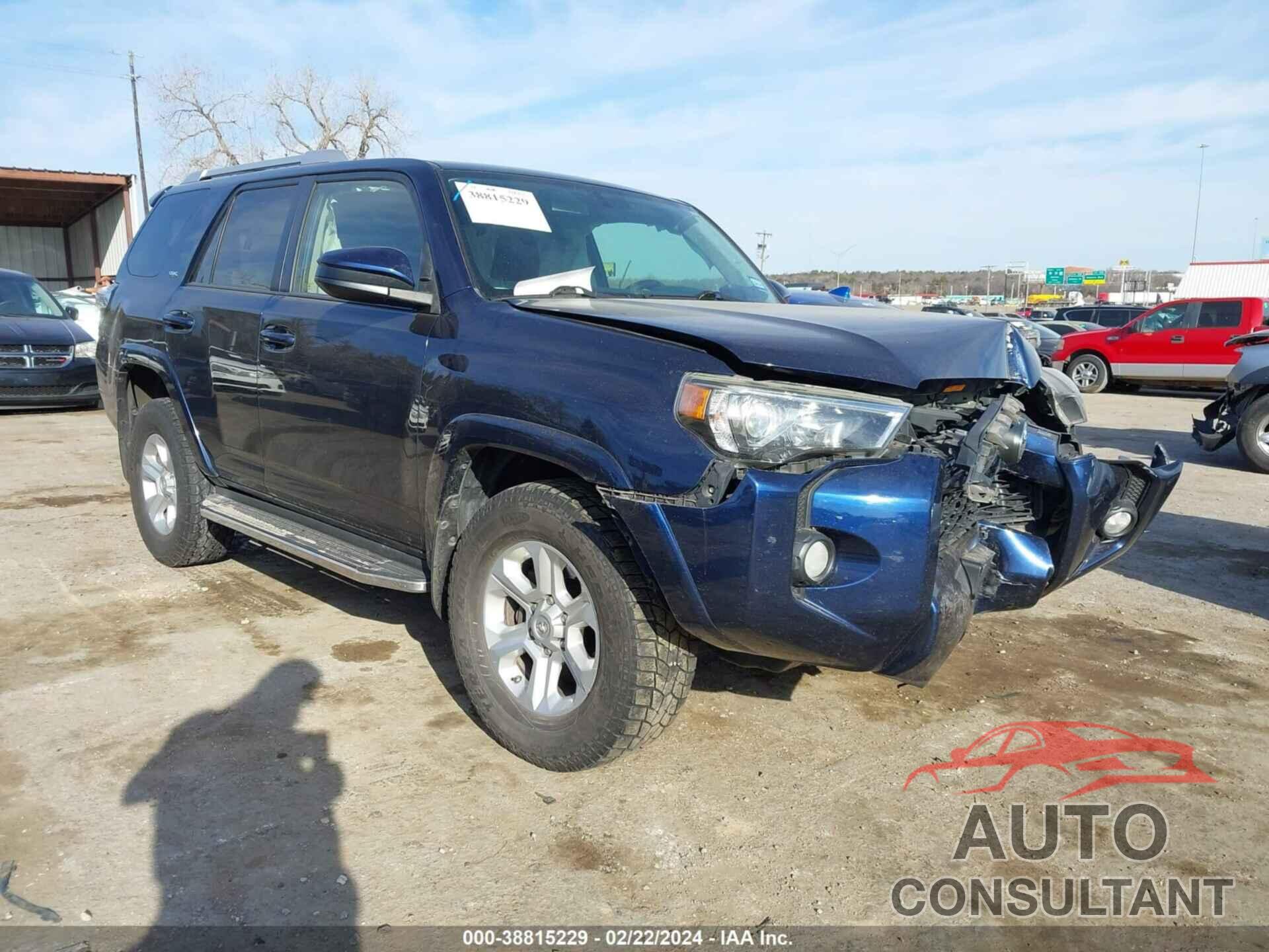 TOYOTA 4RUNNER 2016 - JTEZU5JR0G5117270