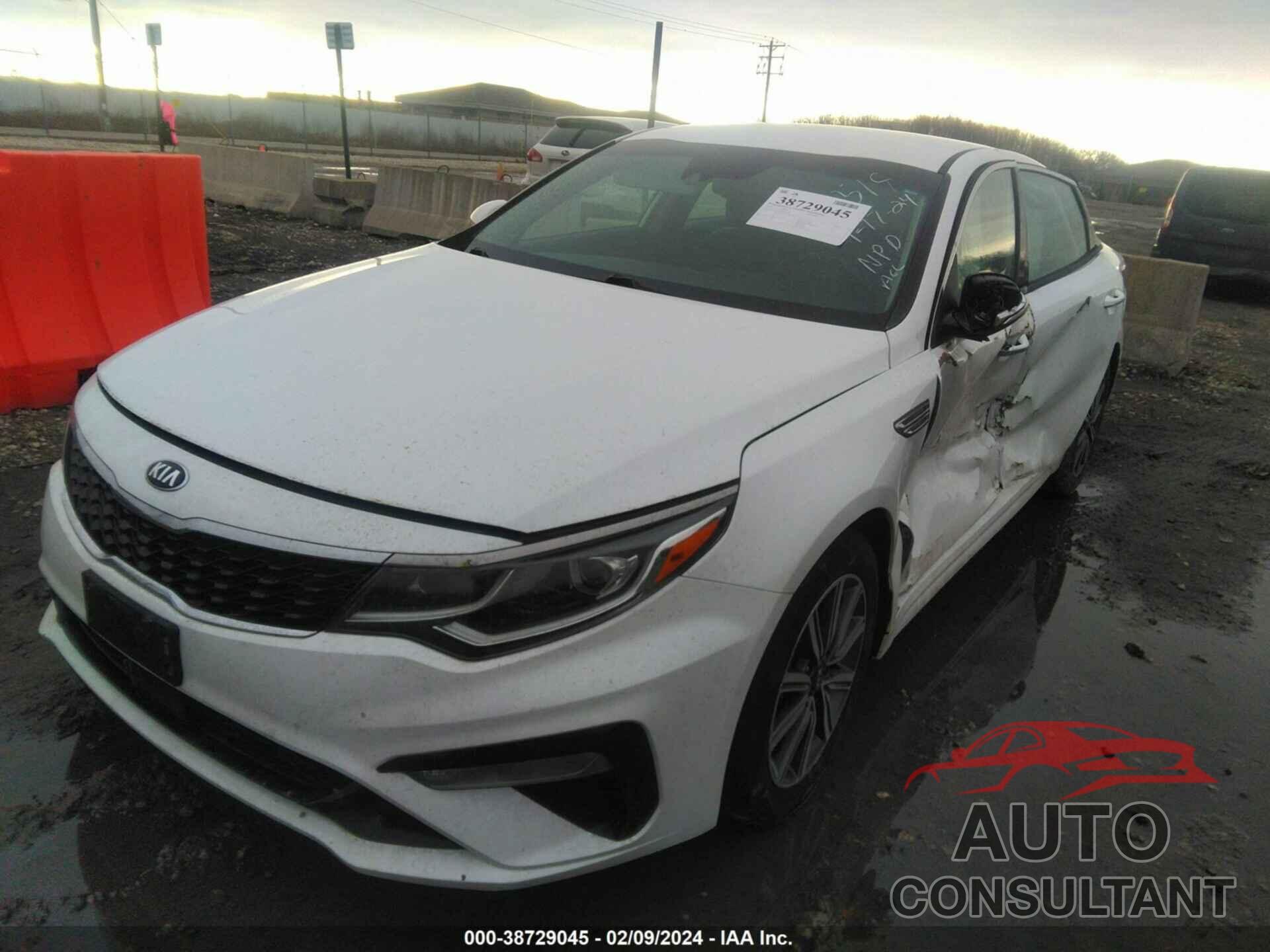 KIA OPTIMA 2019 - 5XXGU4L15KG304635