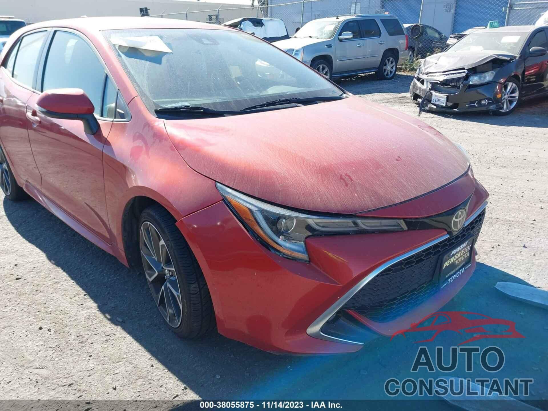 TOYOTA COROLLA 2019 - JTNK4RBE8K3022724