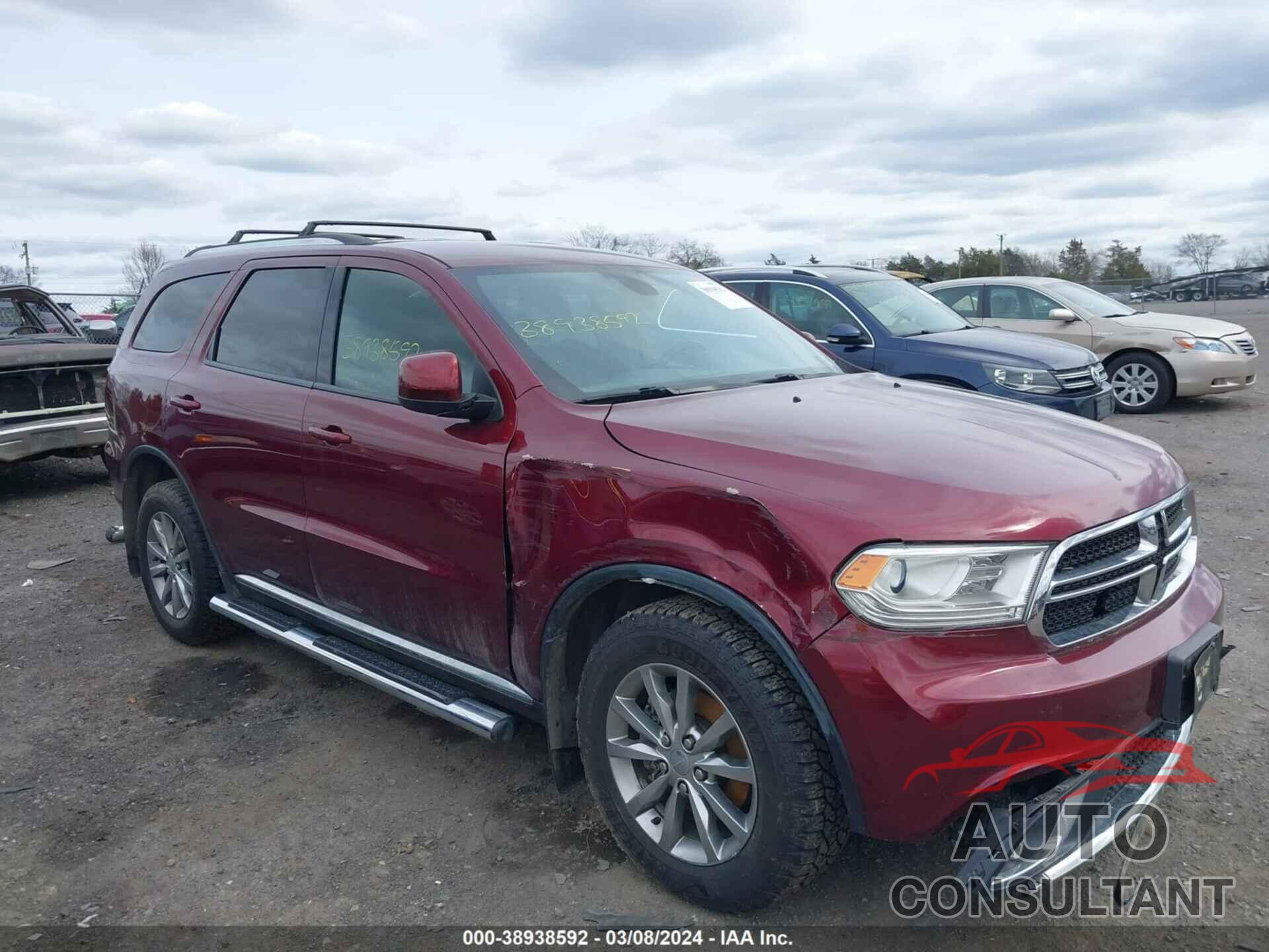 DODGE DURANGO 2017 - 1C4RDJAG2HC601451