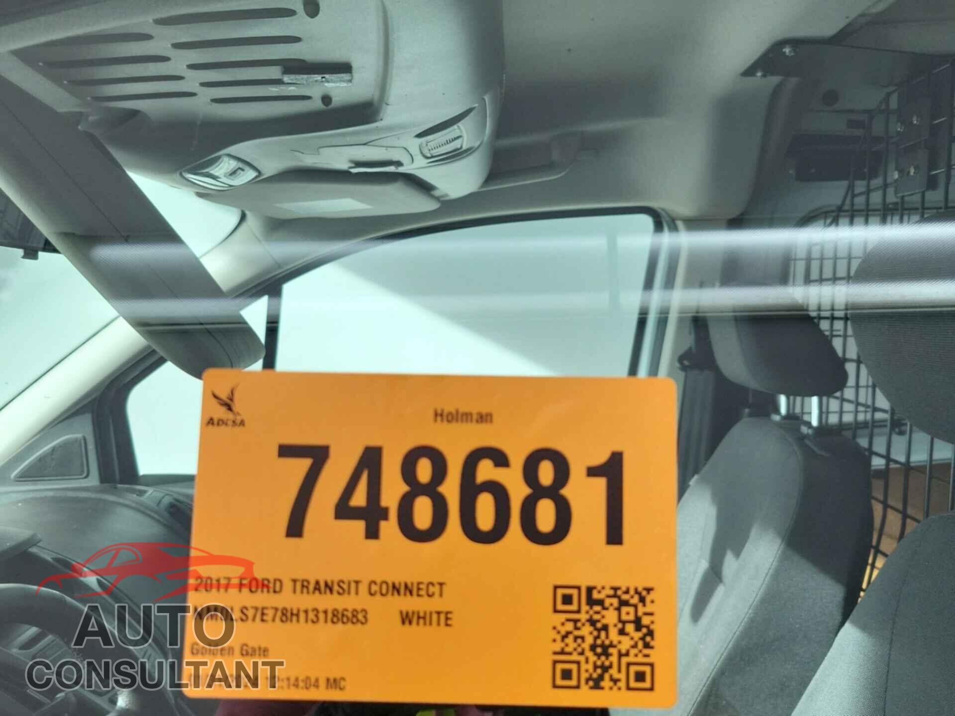 FORD TRANSIT CONNECT 2017 - NM0LS7E78H1318683
