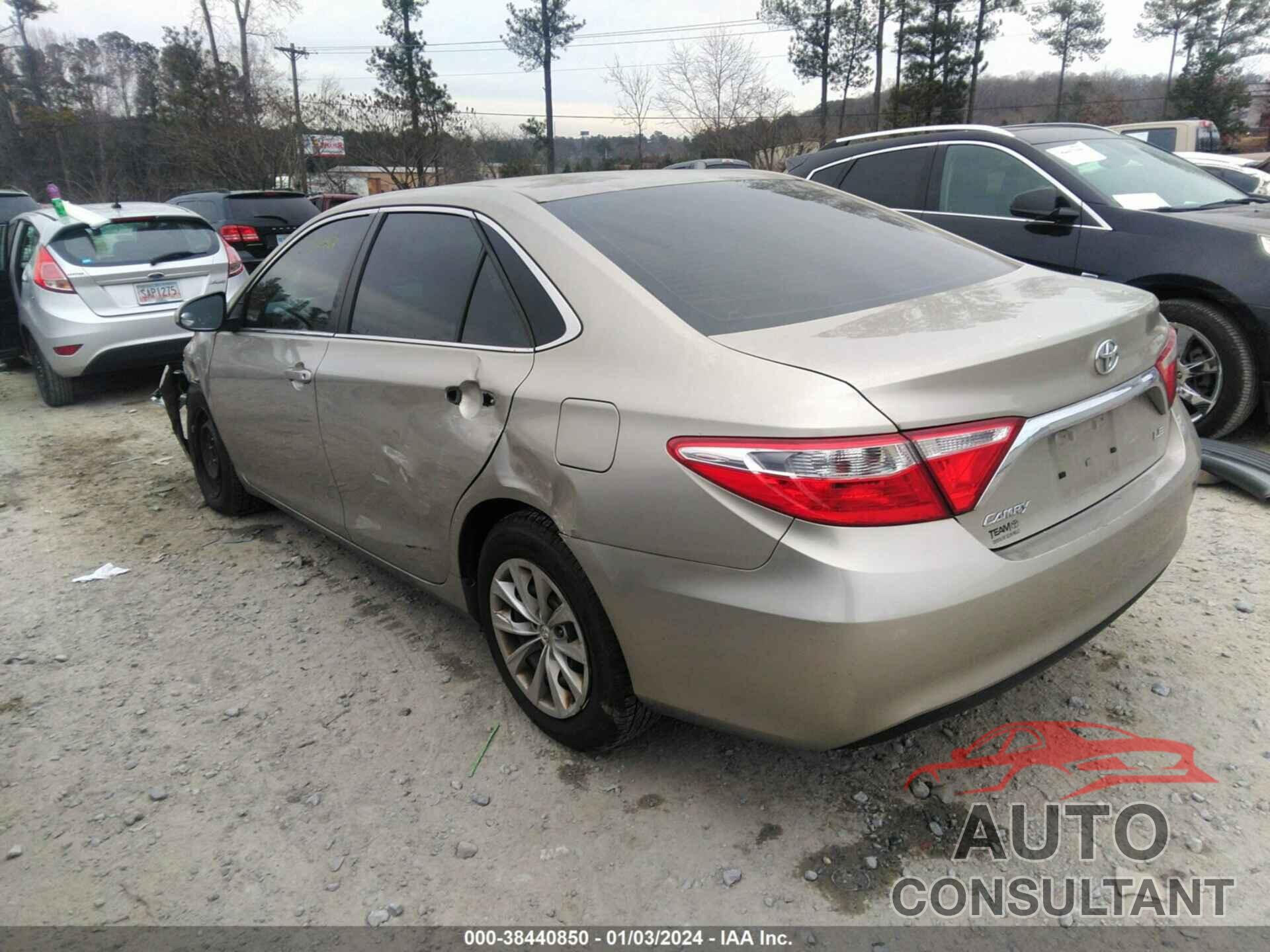 TOYOTA CAMRY 2016 - 4T4BF1FK9GR558424