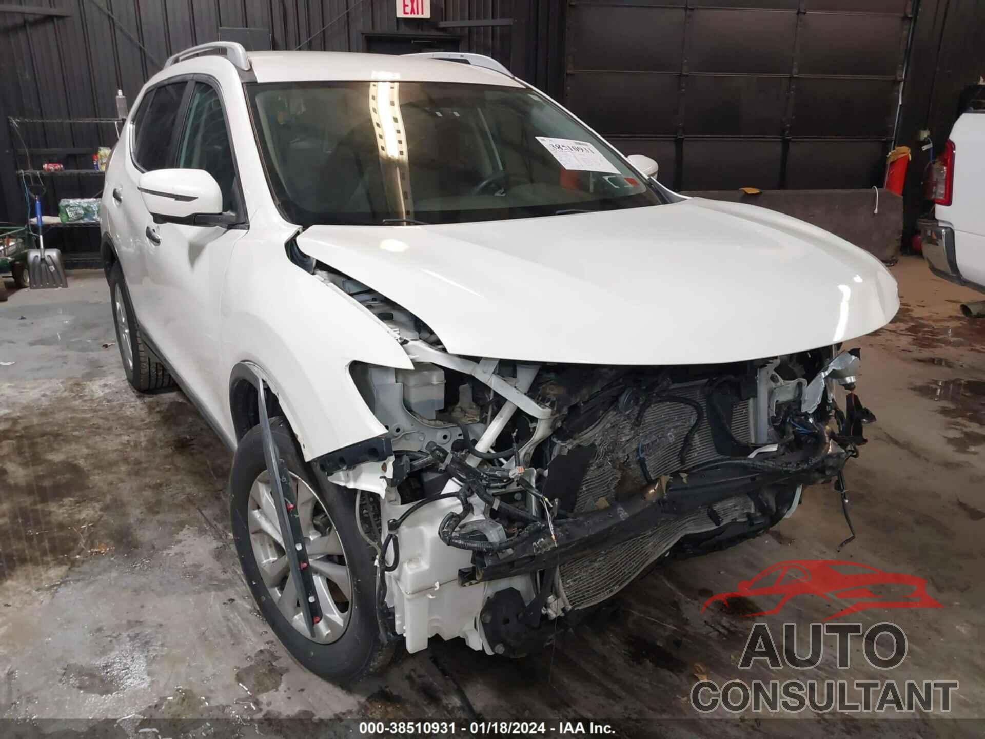 NISSAN ROGUE 2016 - 5N1AT2MM9GC801745