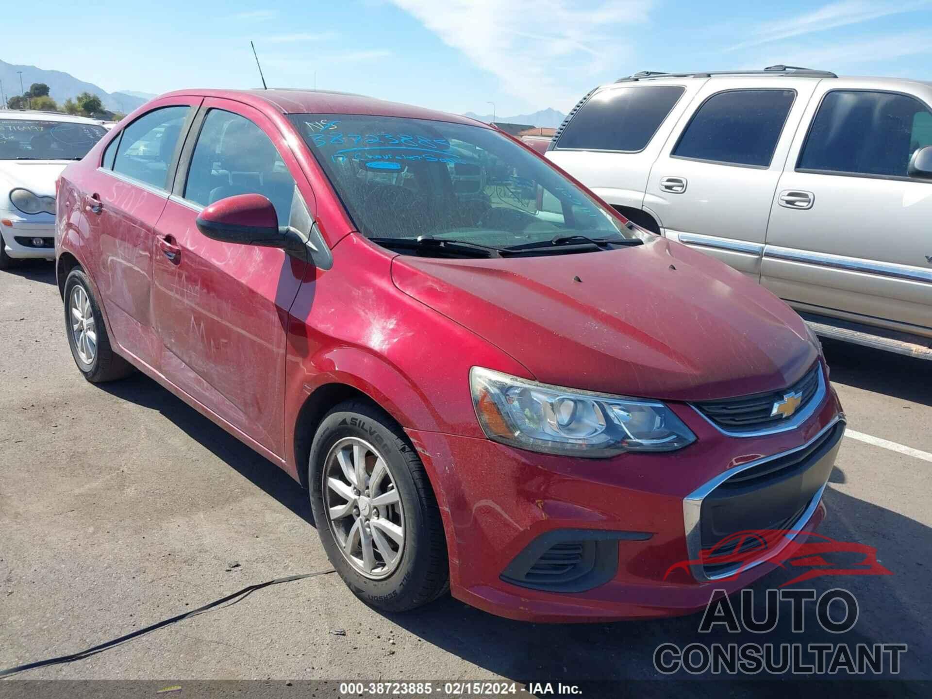 CHEVROLET SONIC 2017 - 1G1JD5SH1H4111601