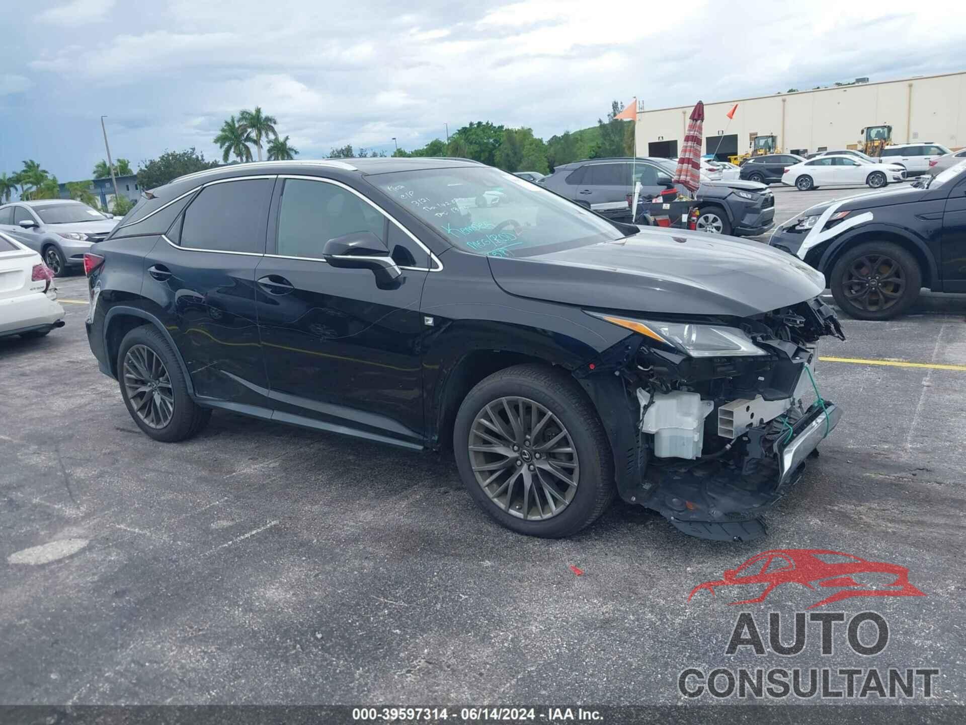 LEXUS RX 350 2019 - 2T2ZZMCA5KC139912