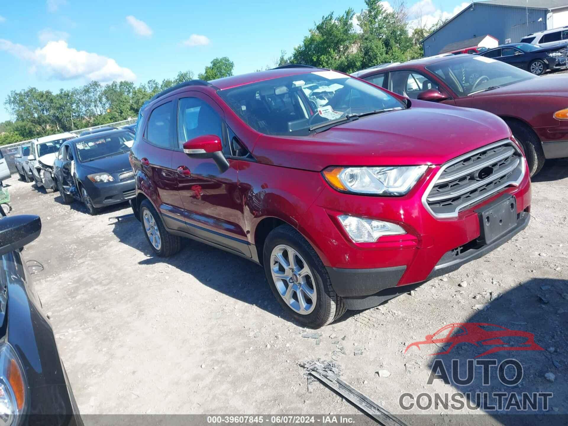 FORD ECOSPORT 2020 - MAJ3S2GE0LC318682