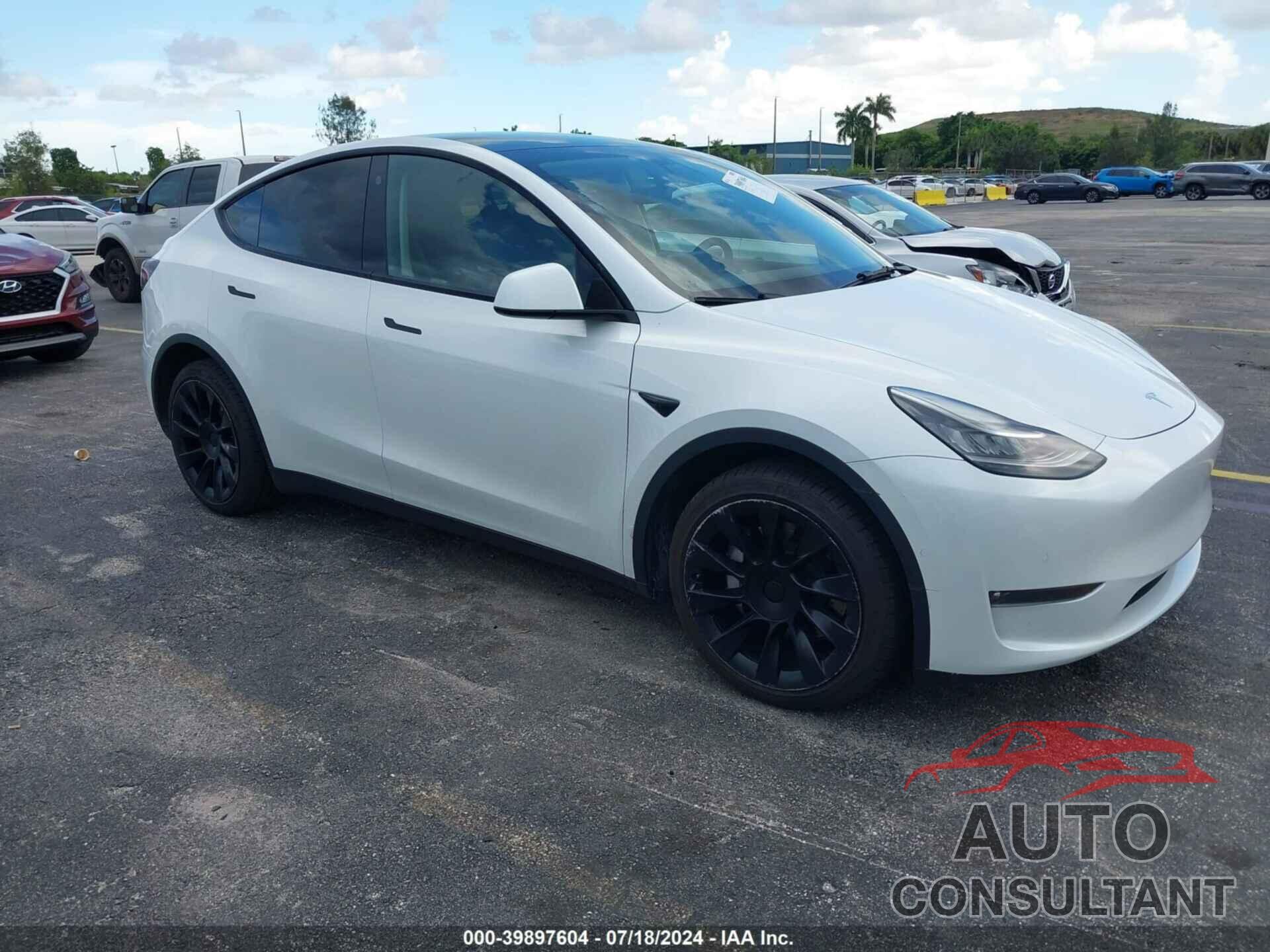 TESLA MODEL Y 2022 - 7SAYGDEEXNF387209