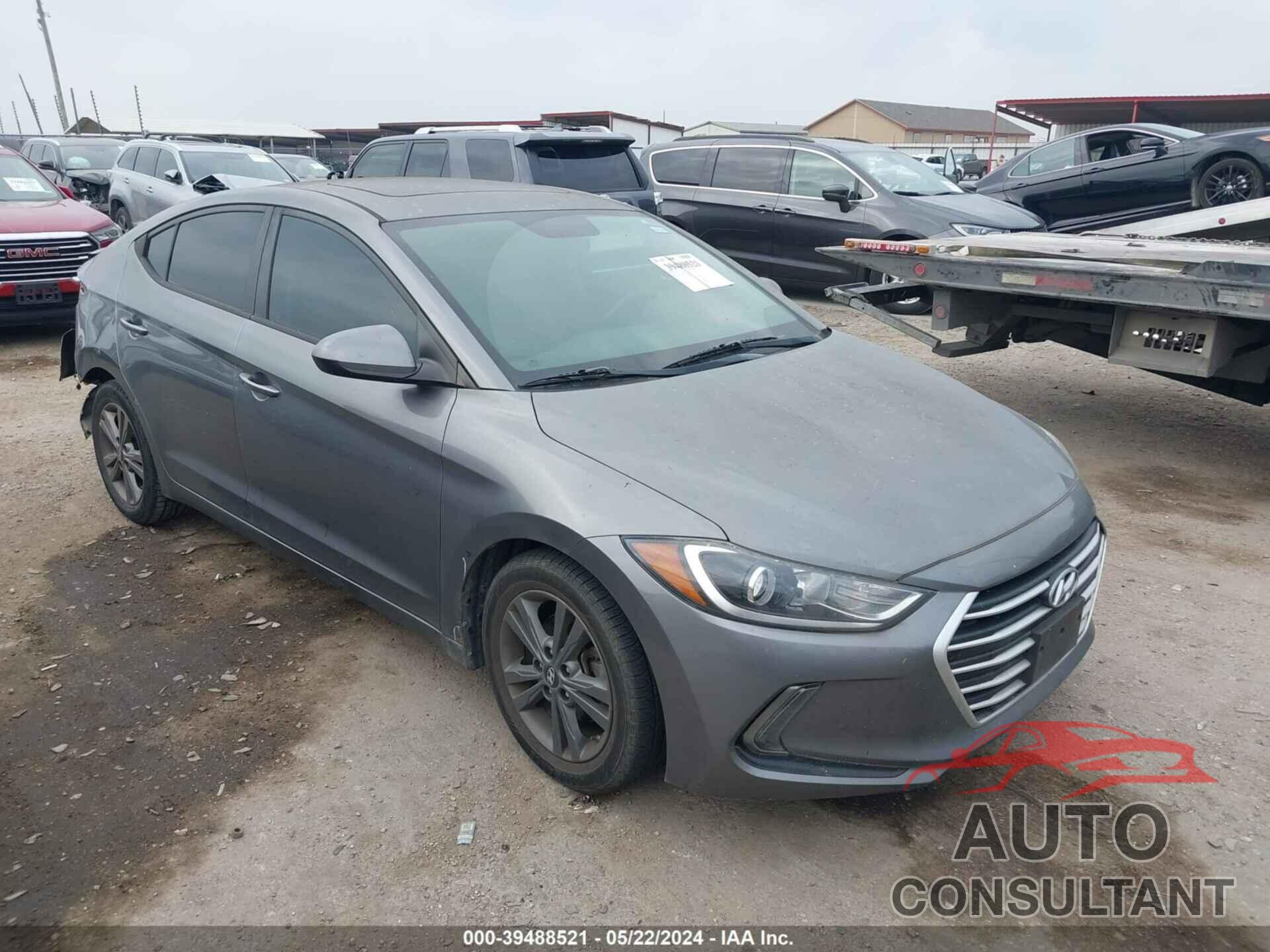 HYUNDAI ELANTRA 2018 - 5NPD84LF9JH346568