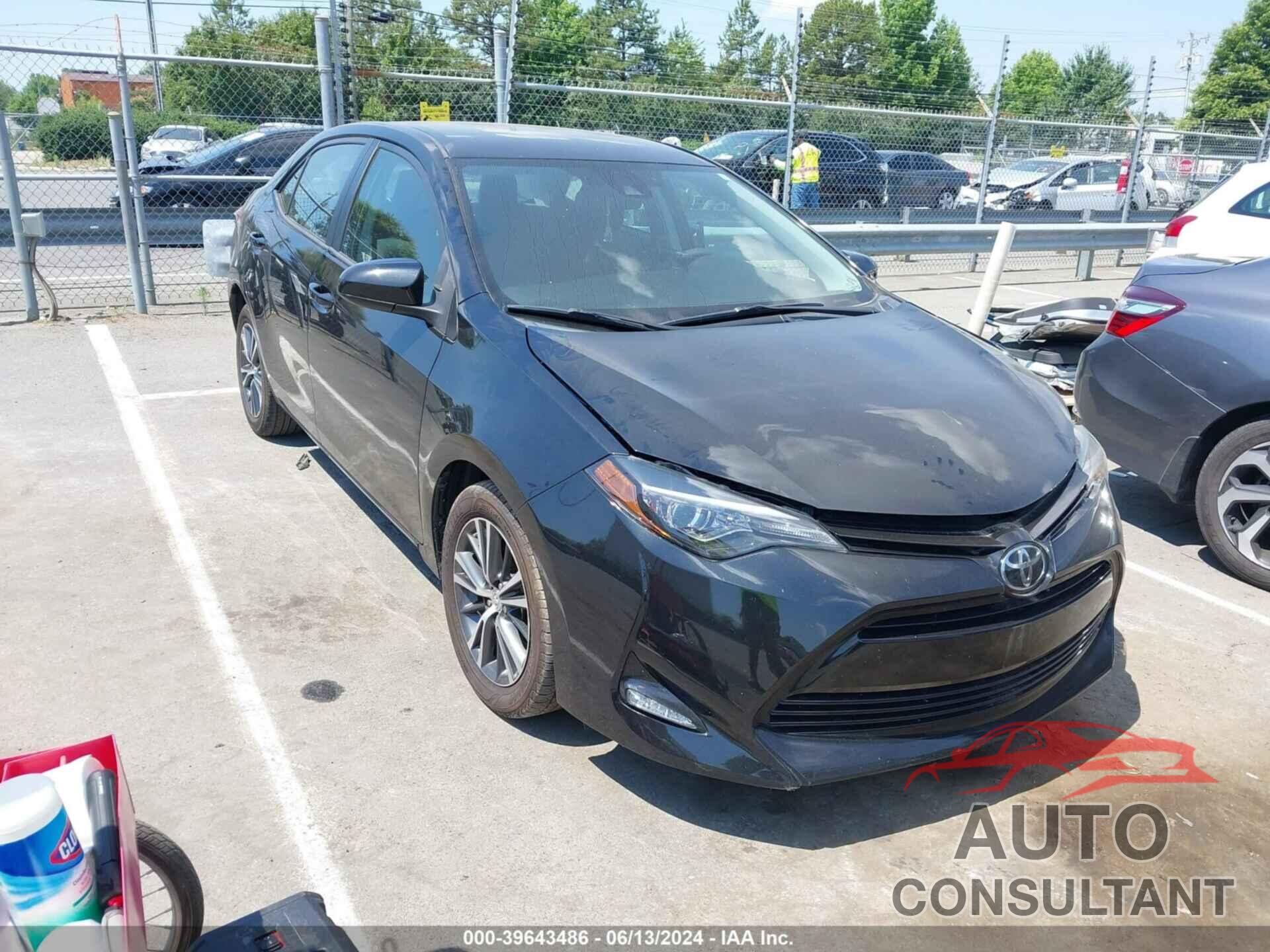 TOYOTA COROLLA 2017 - 2T1BURHE7HC960872