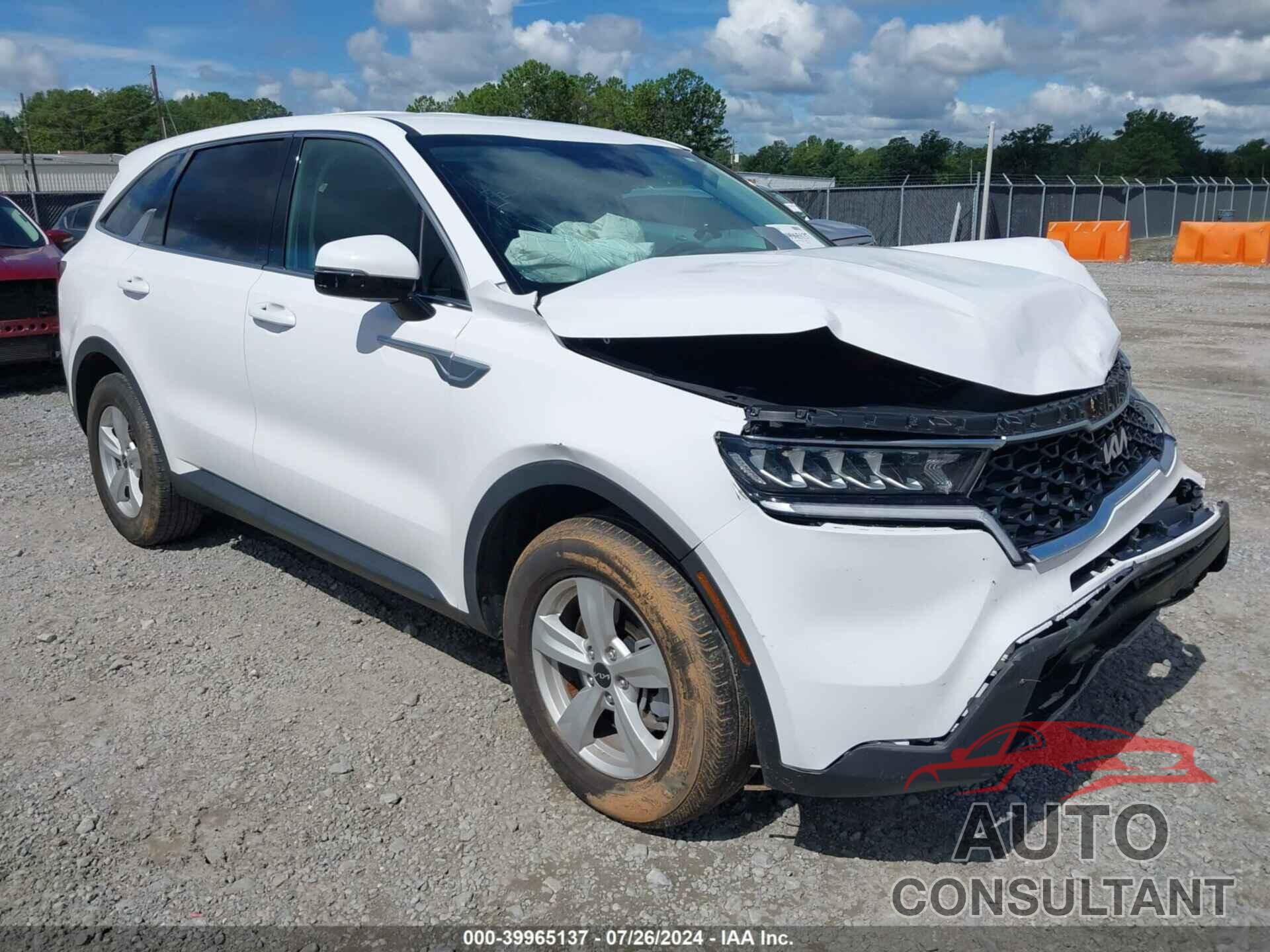 KIA SORENTO 2022 - 5XYRG4LC6NG106535