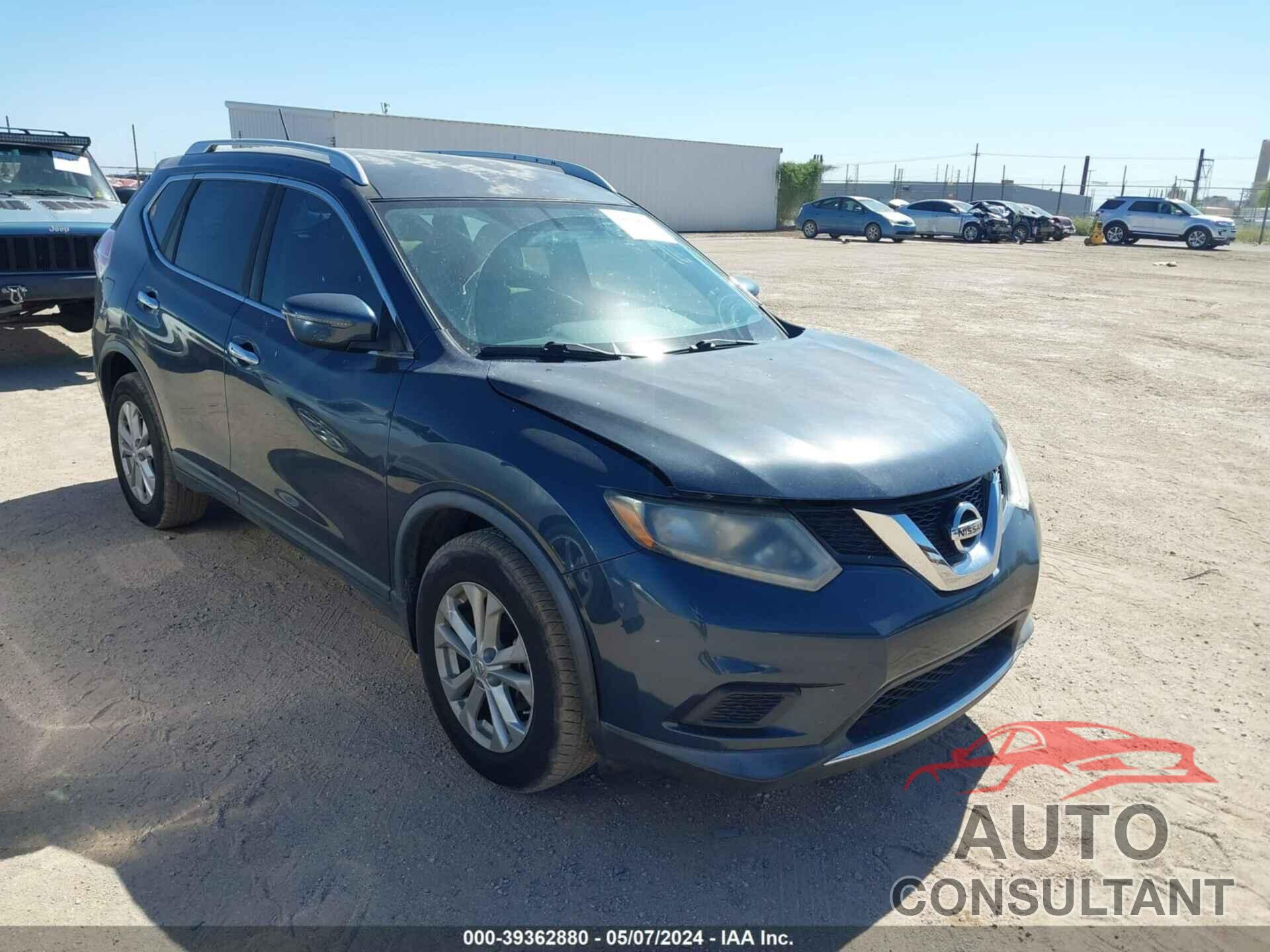 NISSAN ROGUE 2016 - KNMAT2MT4GP634649