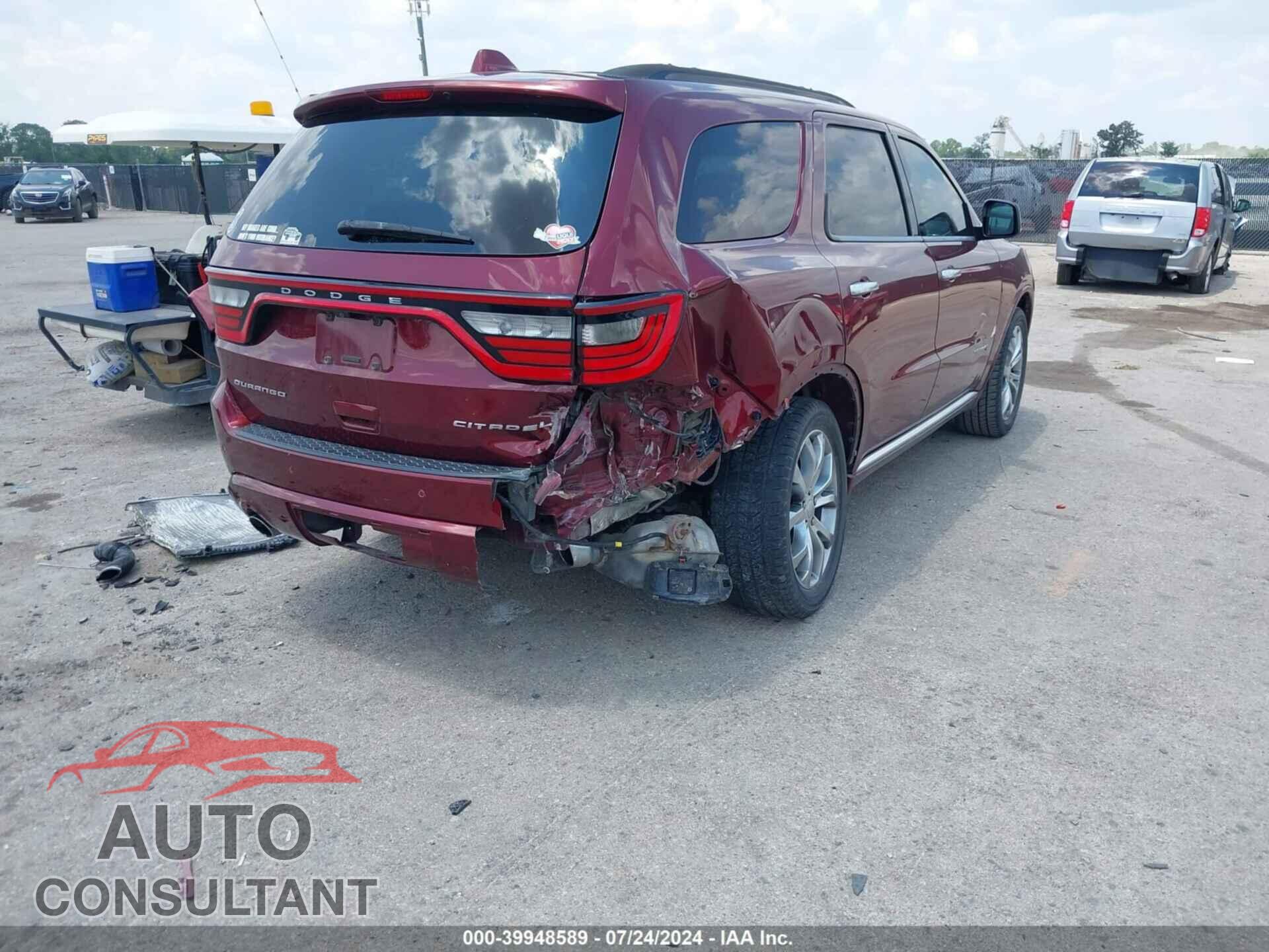 DODGE DURANGO 2017 - 1C4RDHEGXHC677129