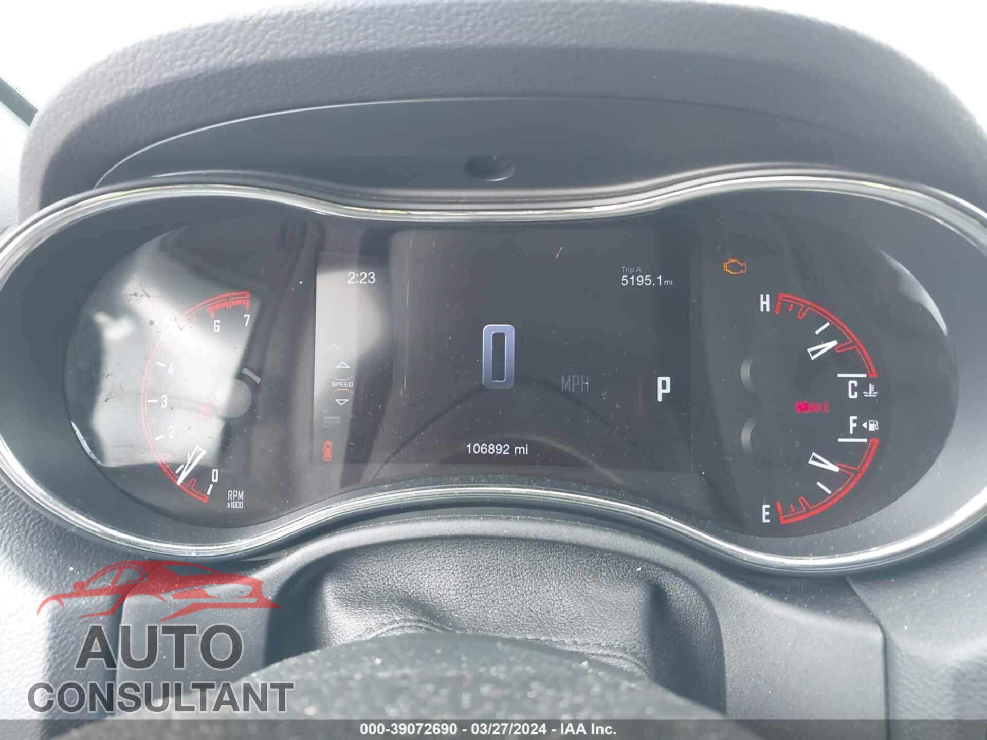 DODGE DURANGO 2017 - 1C4SDJCT6HC692073