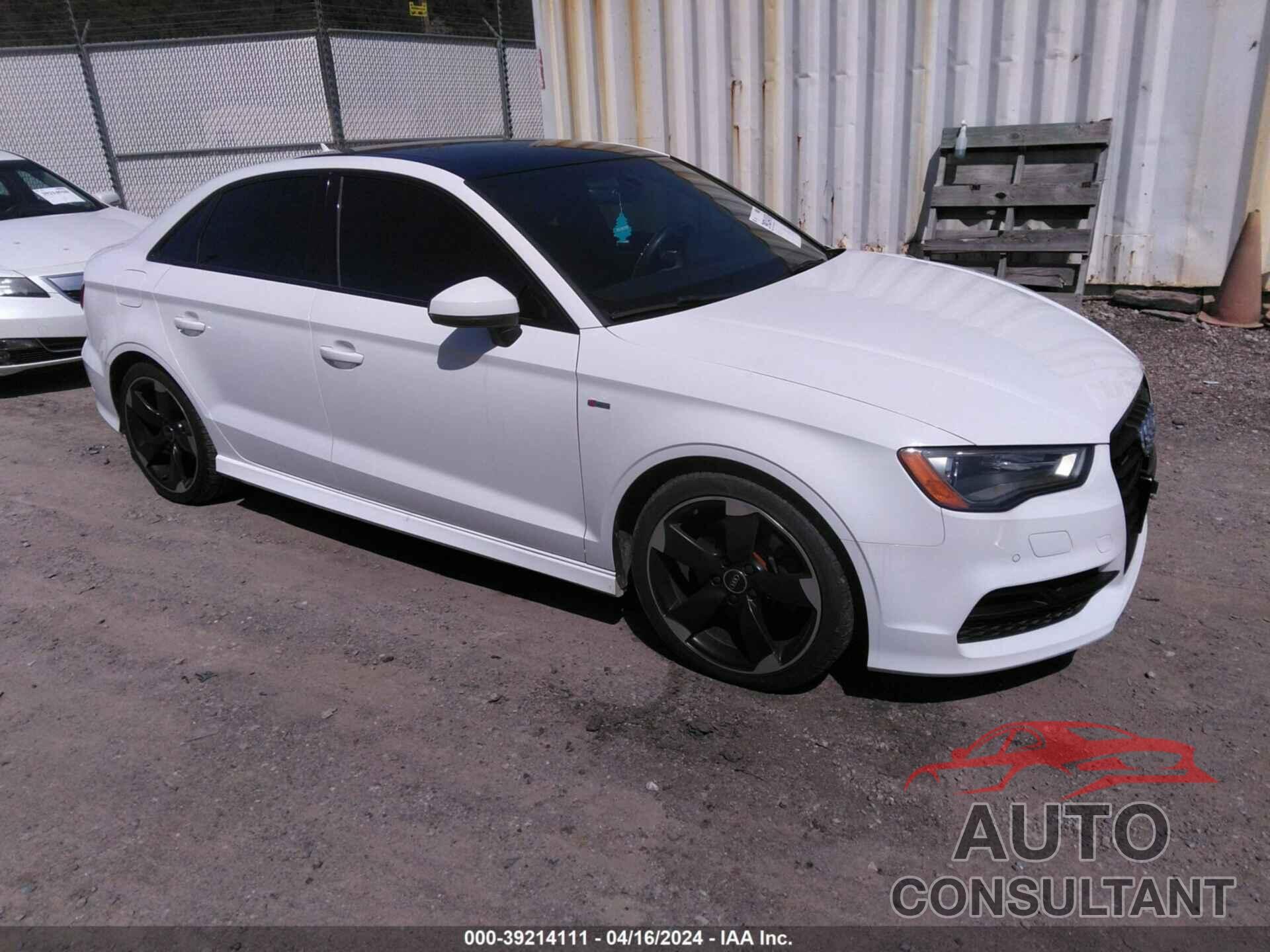 AUDI A3 2016 - WAUB8GFF0G1033636