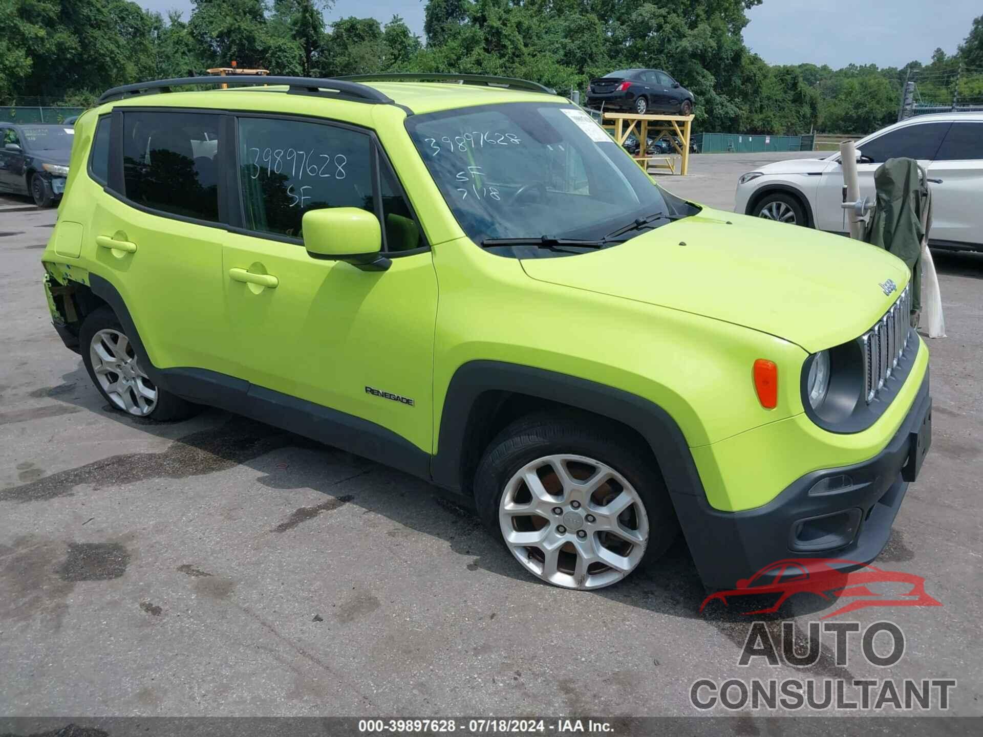 JEEP RENEGADE 2018 - ZACCJABB6JPH34197