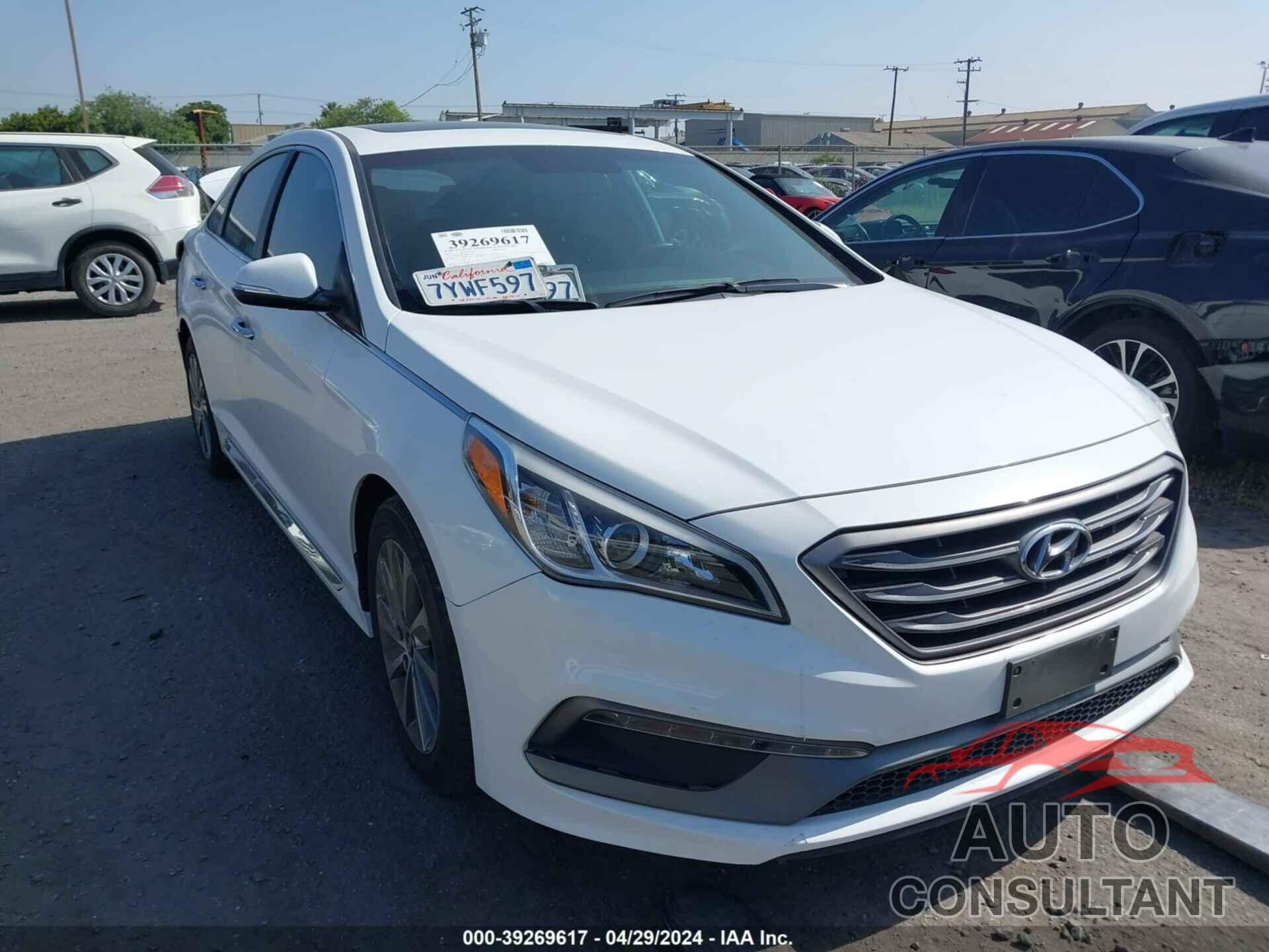 HYUNDAI SONATA 2017 - 5NPE34AF4HH574848