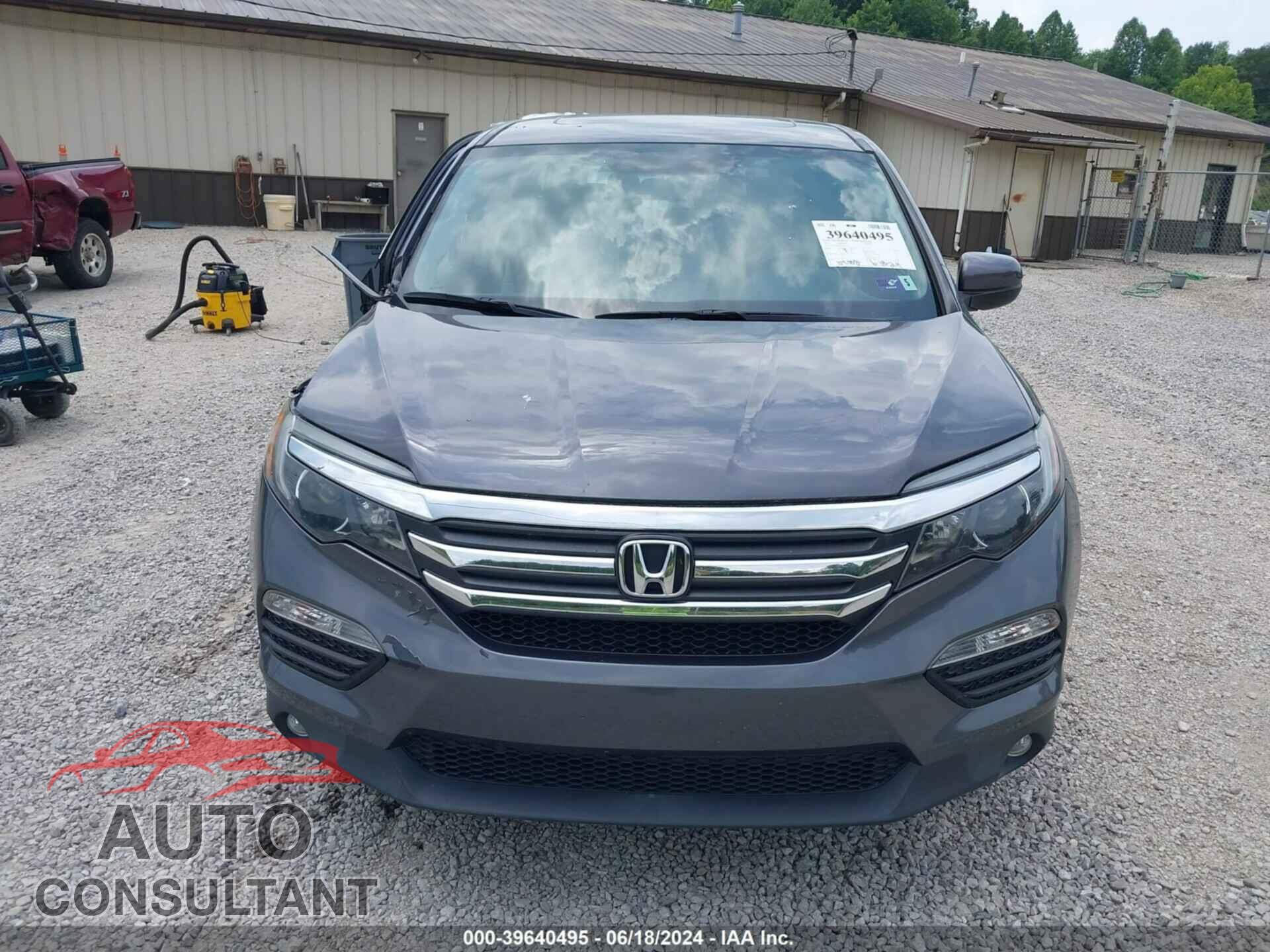 HONDA PILOT 2017 - 5FNYF6H56HB034509