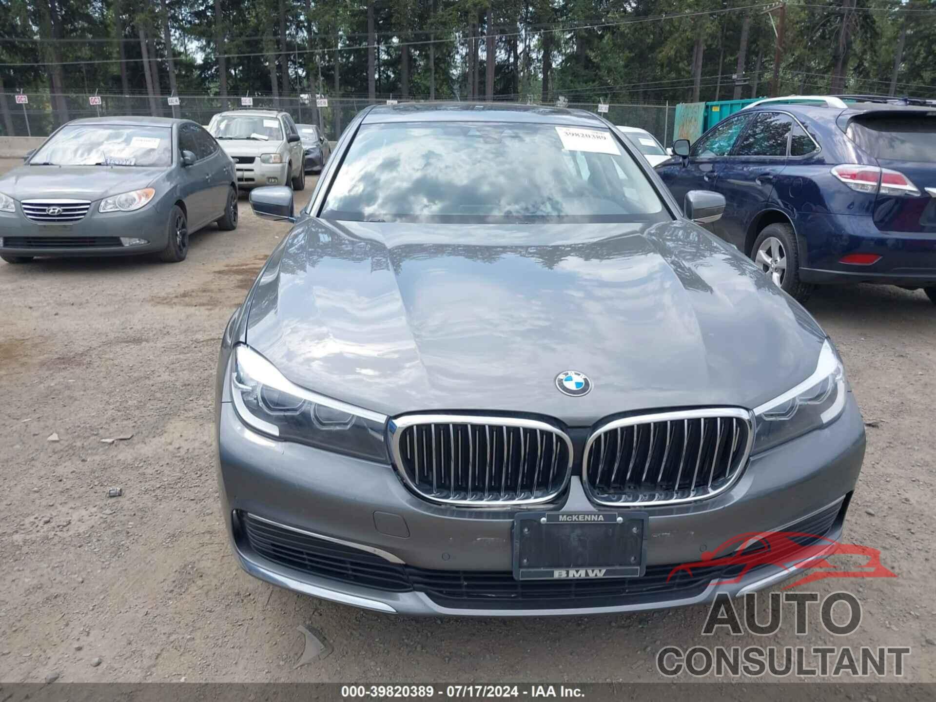 BMW 740I 2019 - WBA7E2C55KB454543