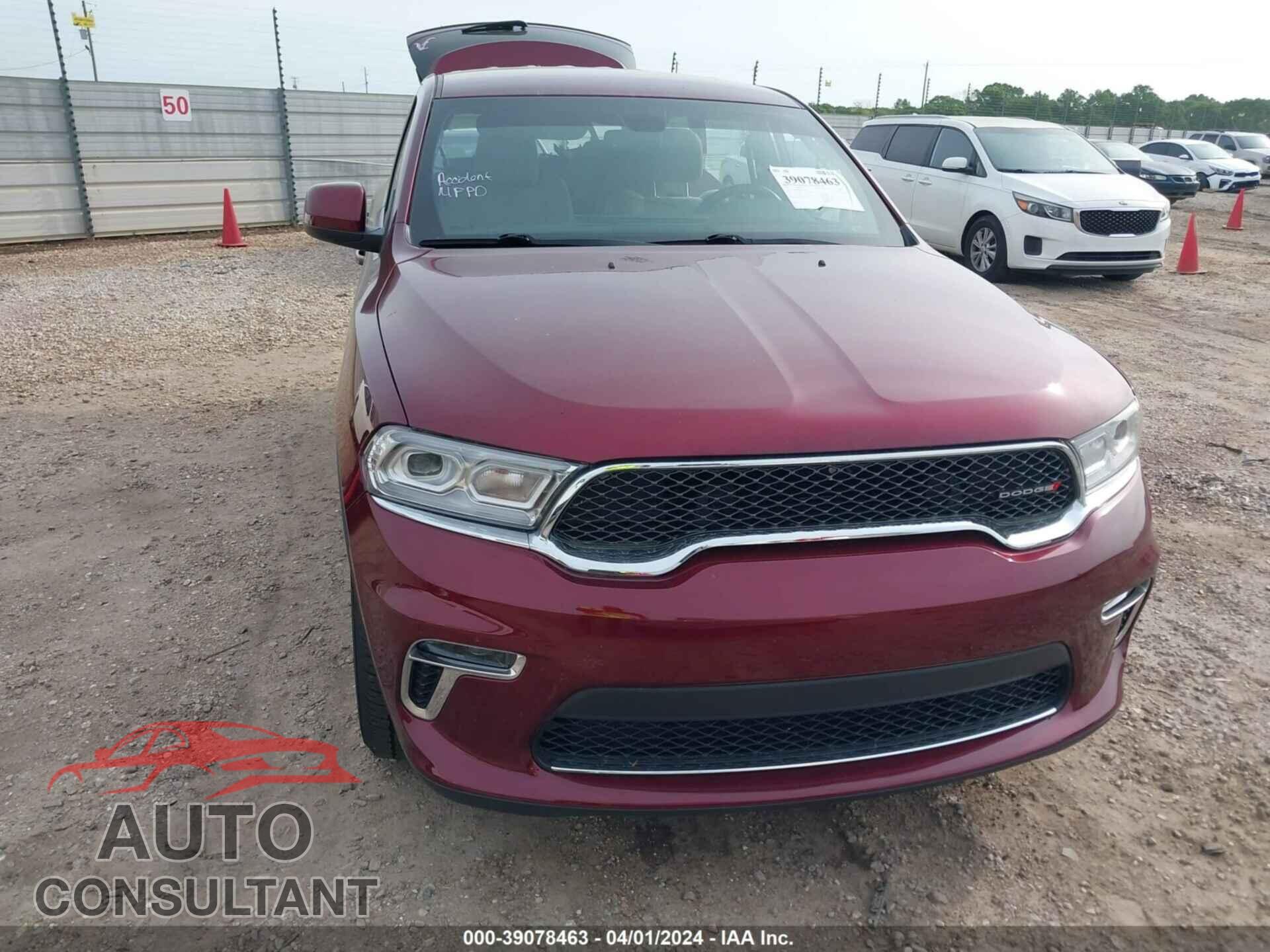 DODGE DURANGO 2021 - 1C4RDHAG9MC641223