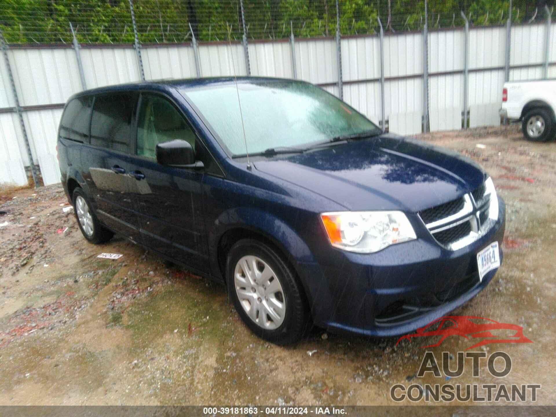 DODGE GRAND CARAVAN 2016 - 2C4RDGBG3GR122446