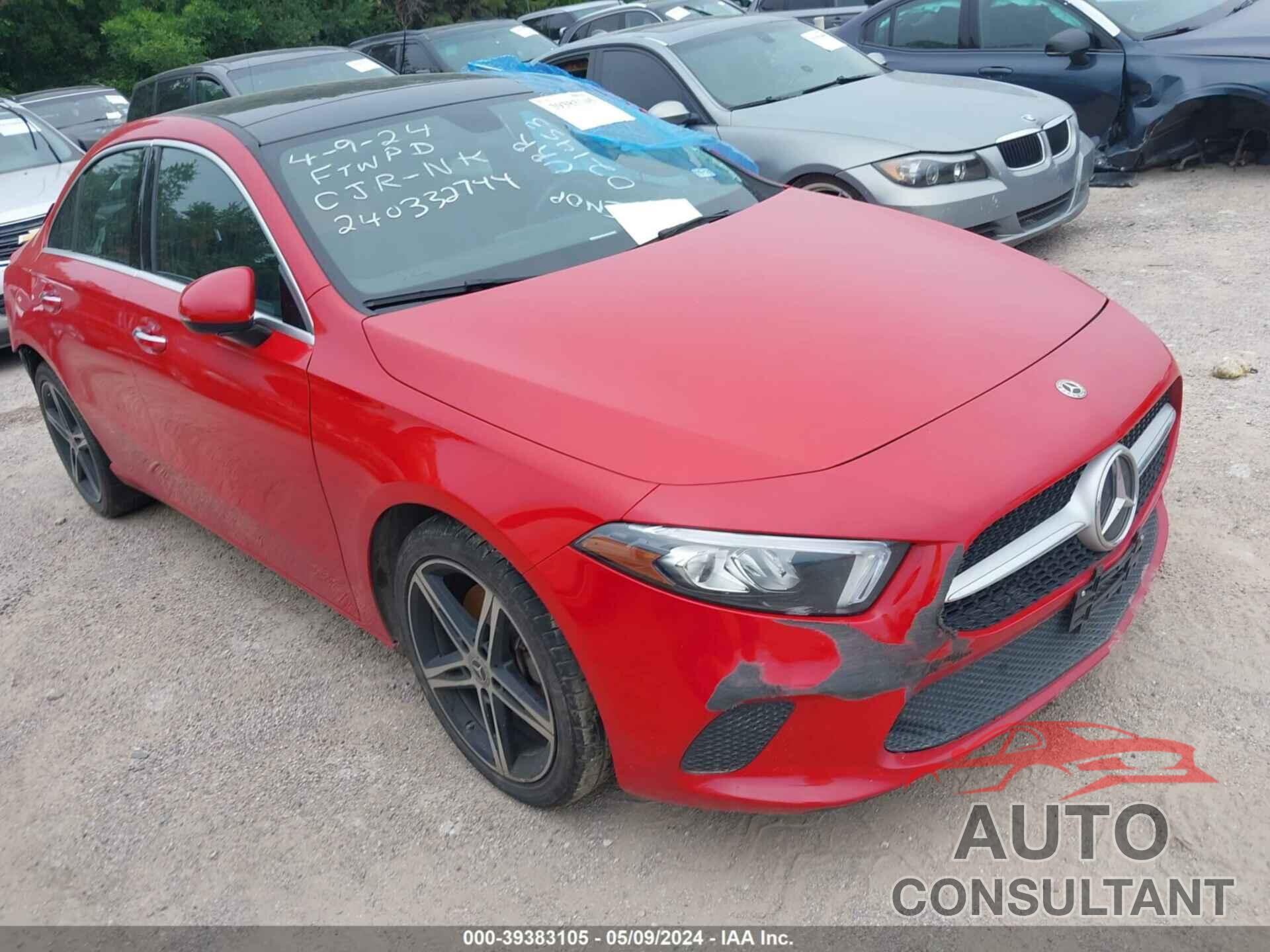 MERCEDES-BENZ A 220 2019 - WDD3G4FBXKW021453