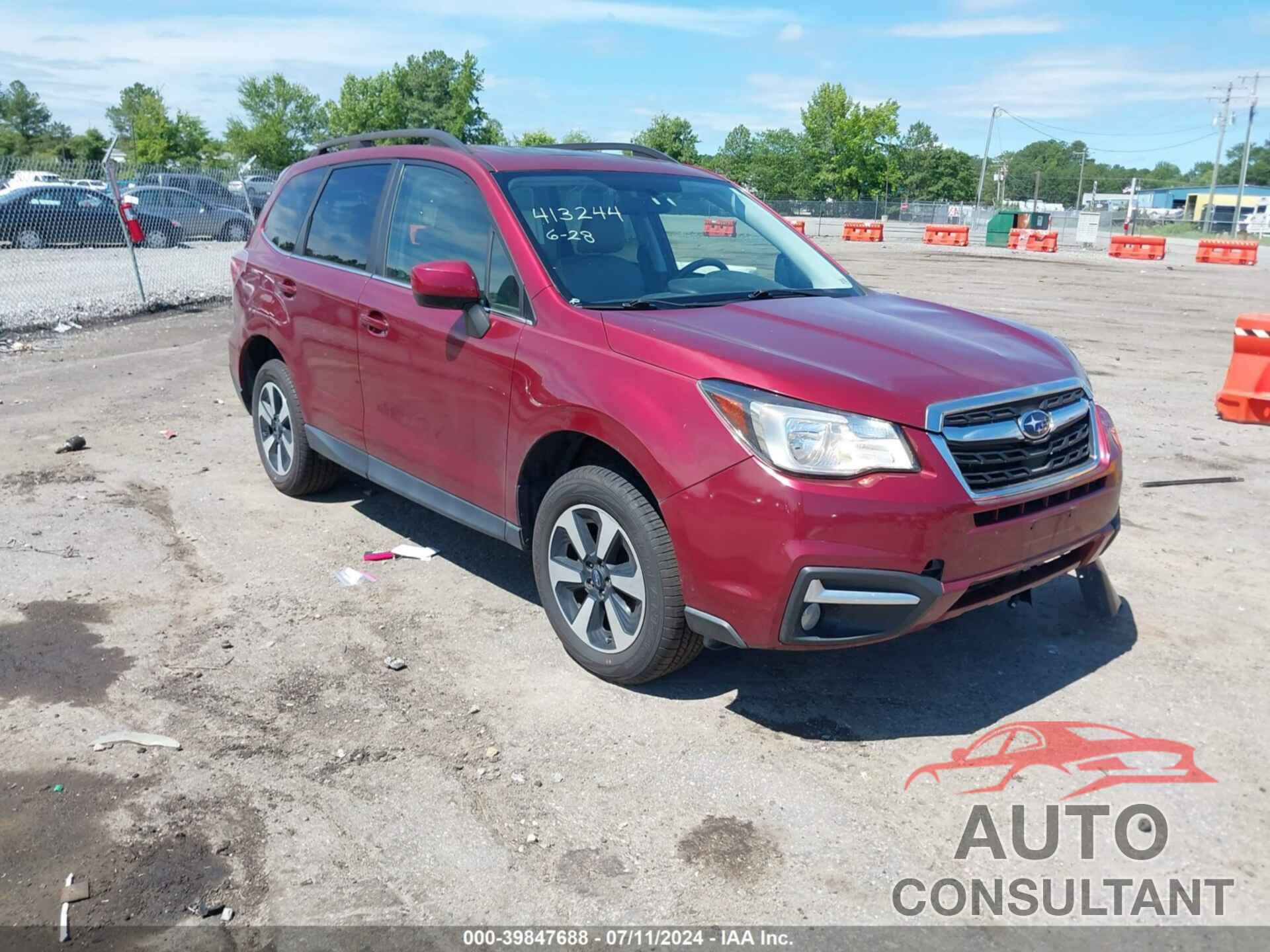 SUBARU FORESTER 2018 - JF2SJAJC9JH403922