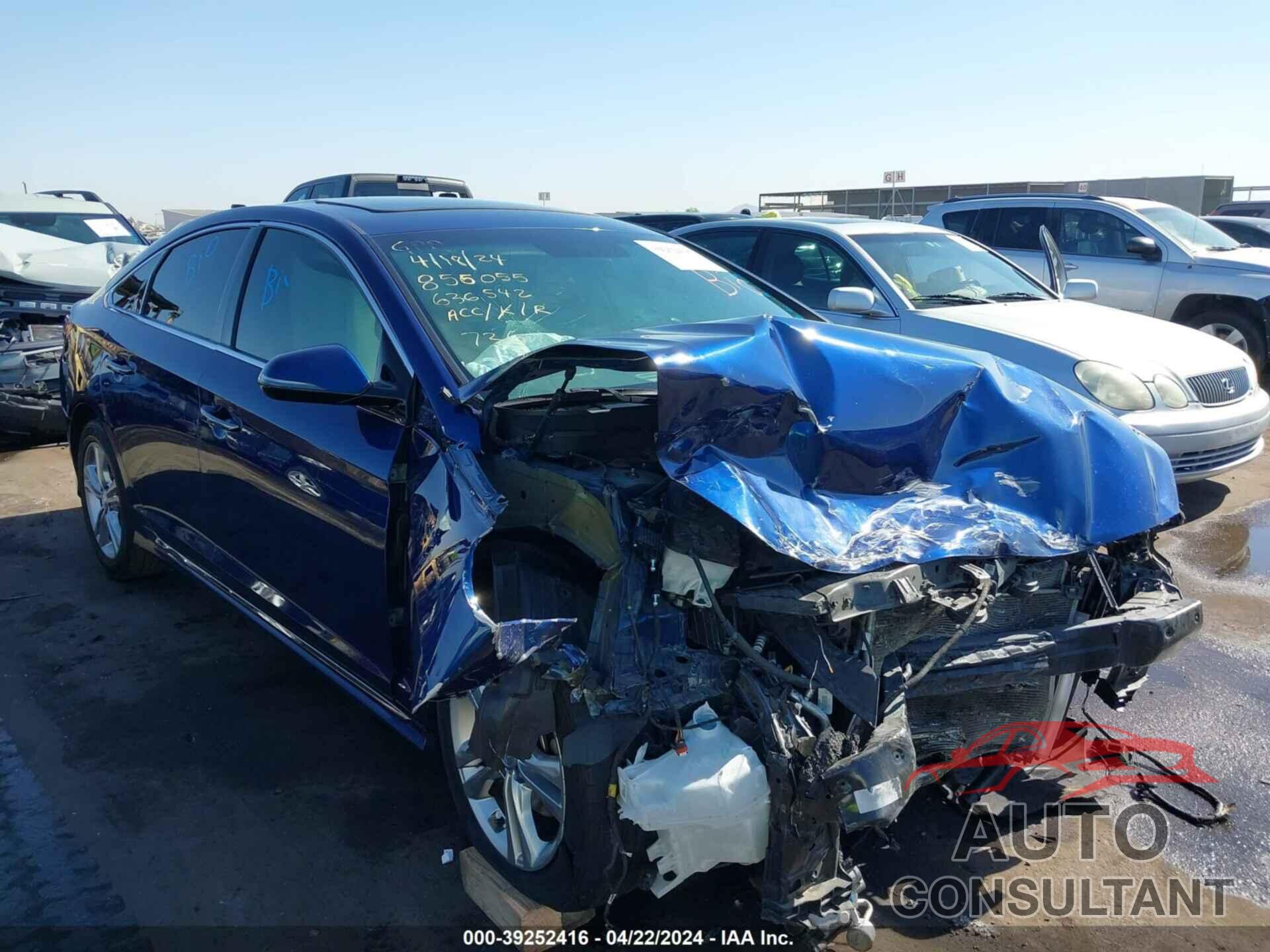 HYUNDAI SONATA 2018 - 5NPE34AF9JH636542