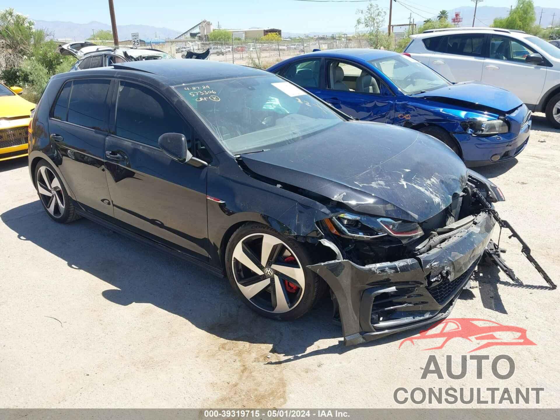 VOLKSWAGEN GOLF GTI 2019 - 3VW6T7AU8KM031747