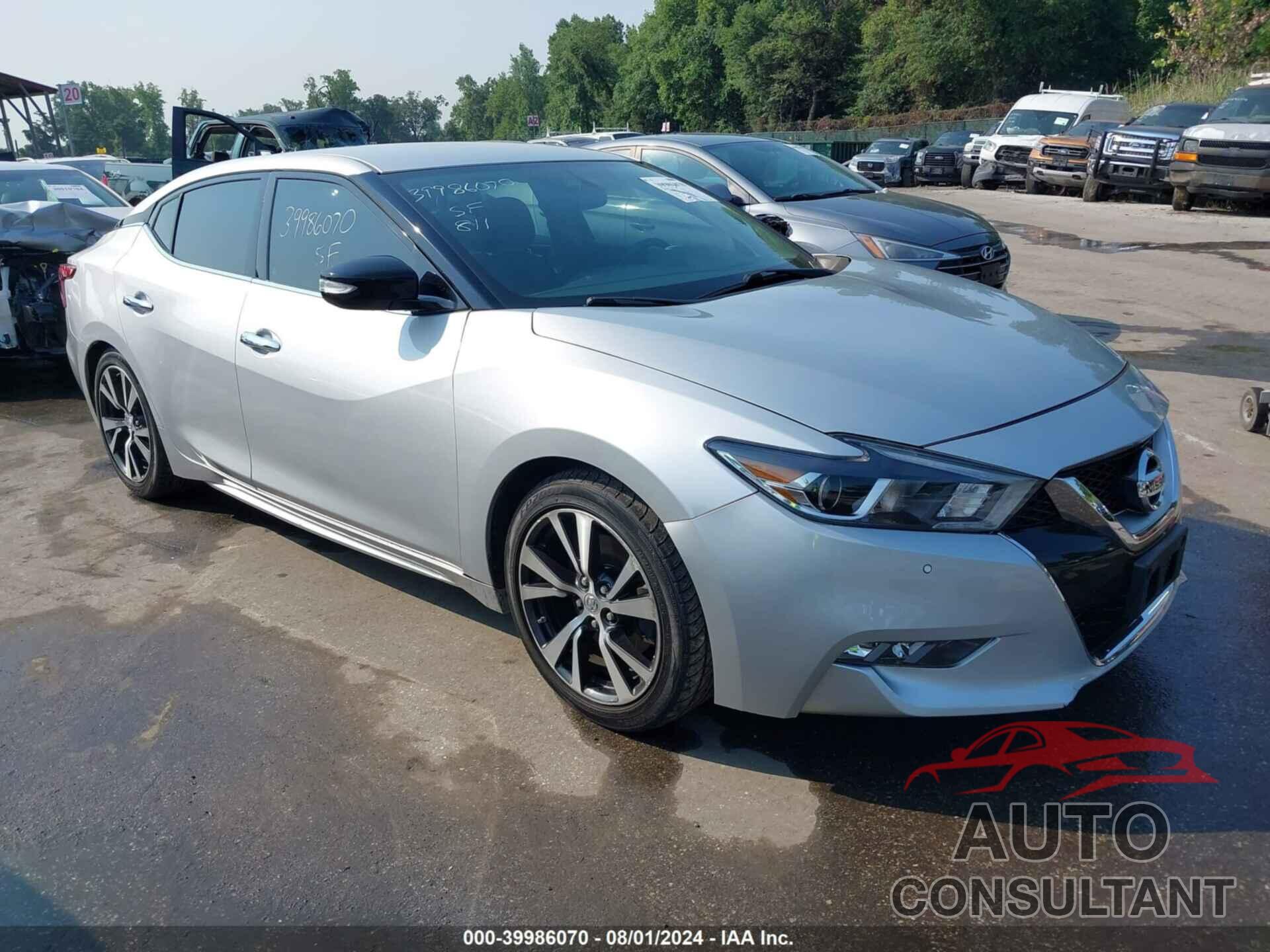 NISSAN MAXIMA 2017 - 1N4AA6AP2HC394150