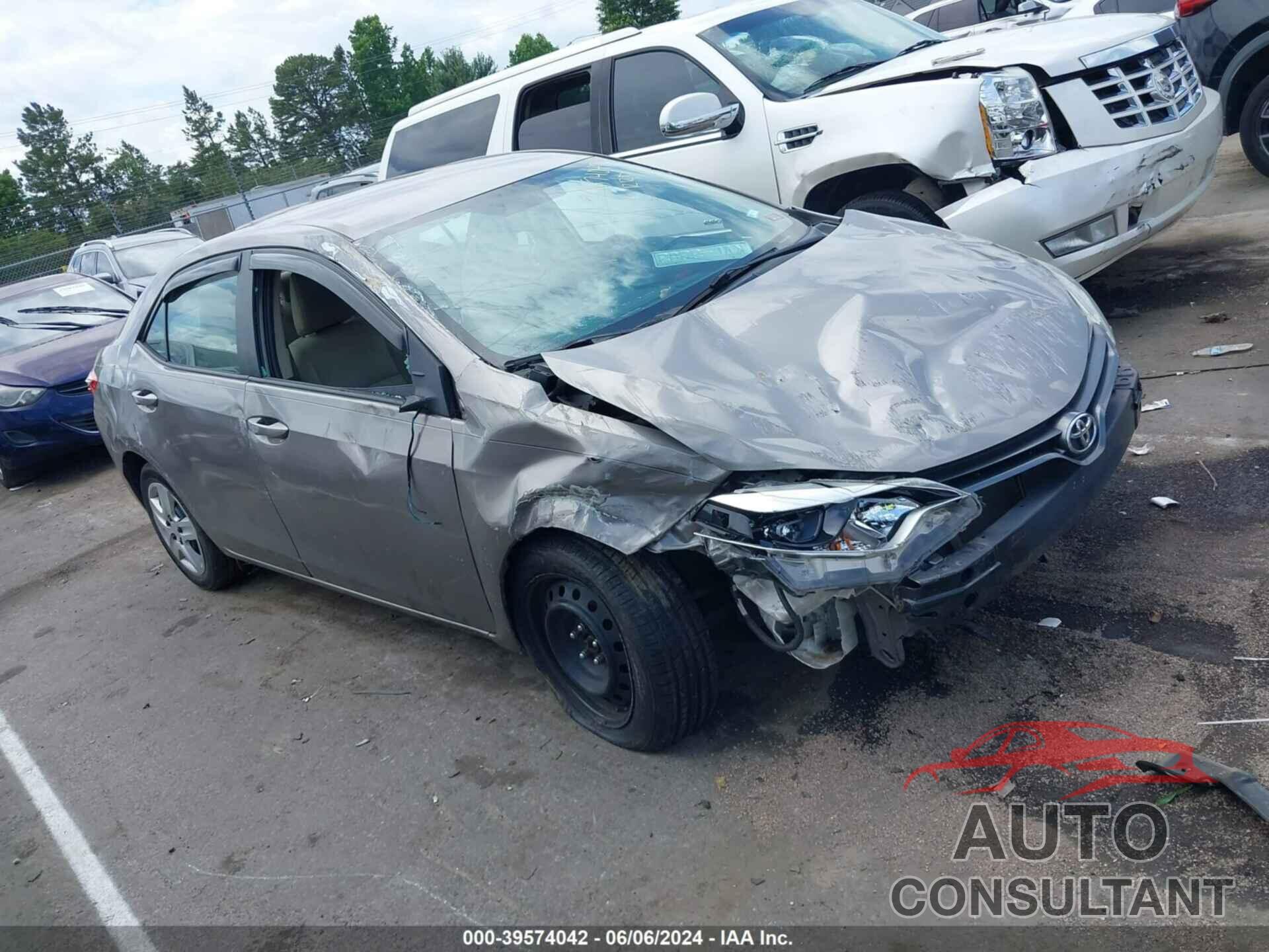 TOYOTA COROLLA 2016 - 2T1BURHE9GC505150