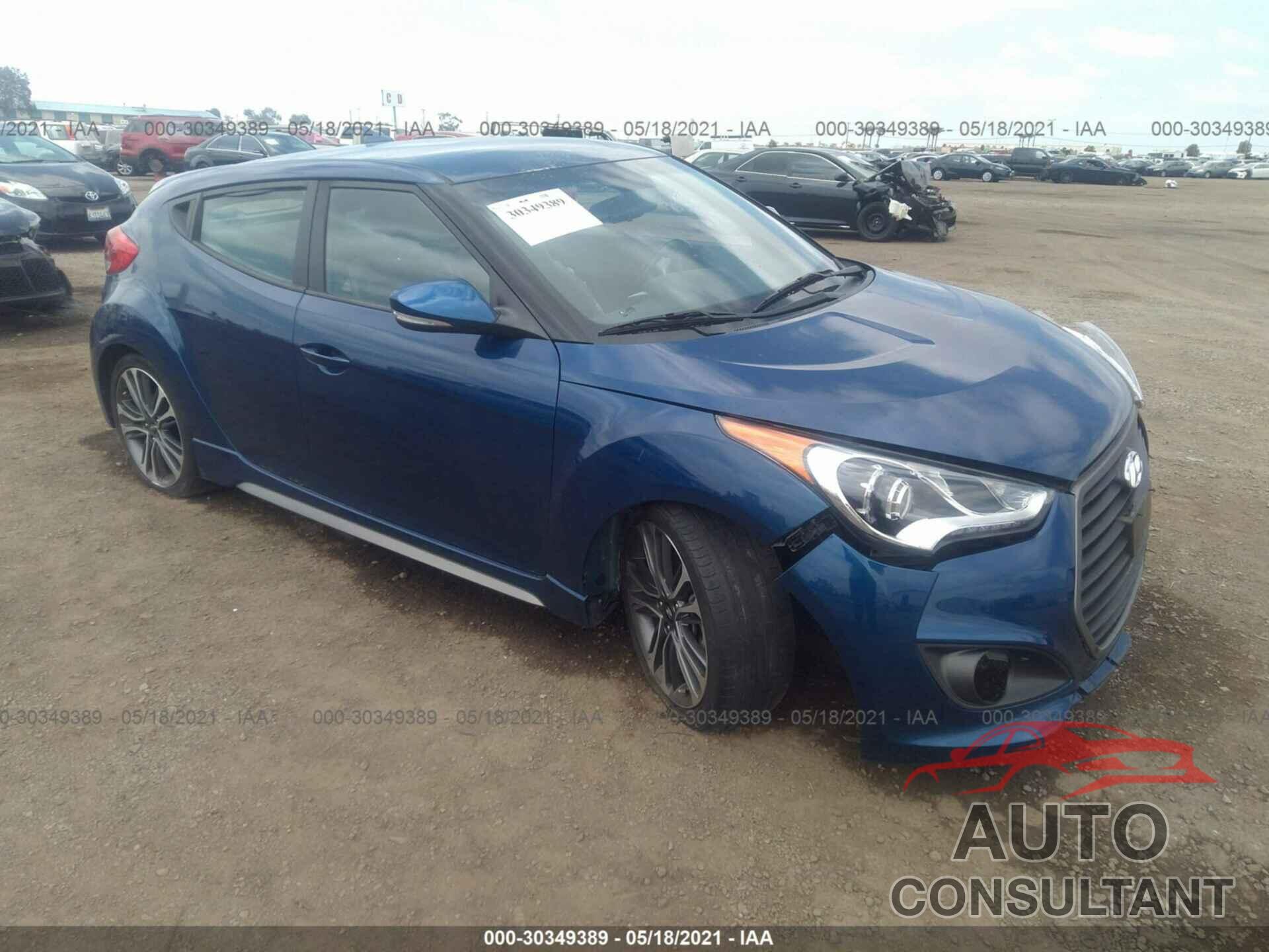 HYUNDAI VELOSTER 2016 - KMHTC6AE6GU293905