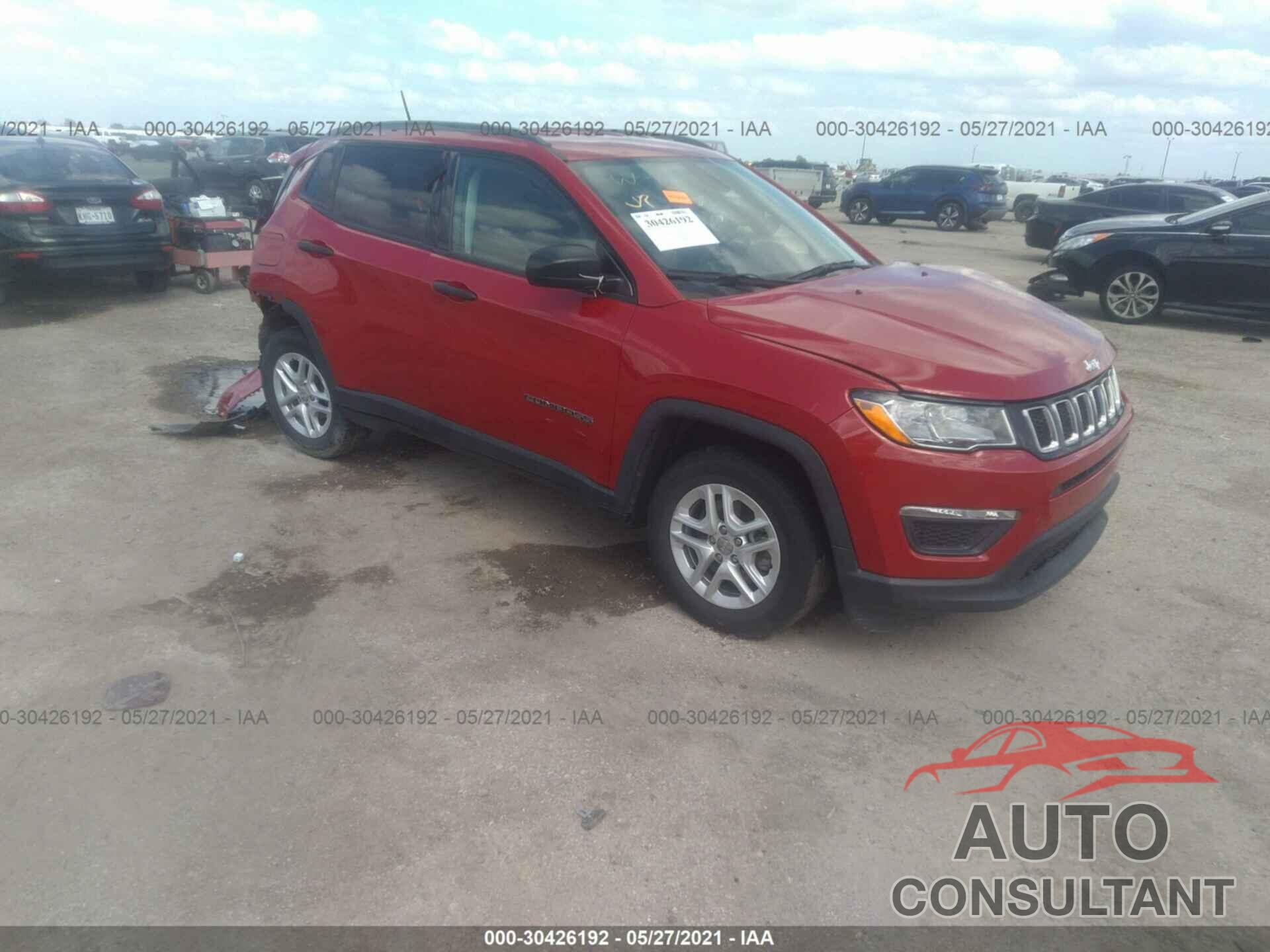 JEEP COMPASS 2017 - 3C4NJCAB8HT605757