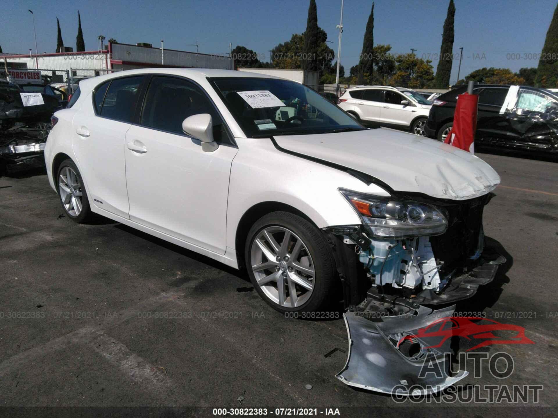 LEXUS CT 2017 - JTHKD5BH2H2291550