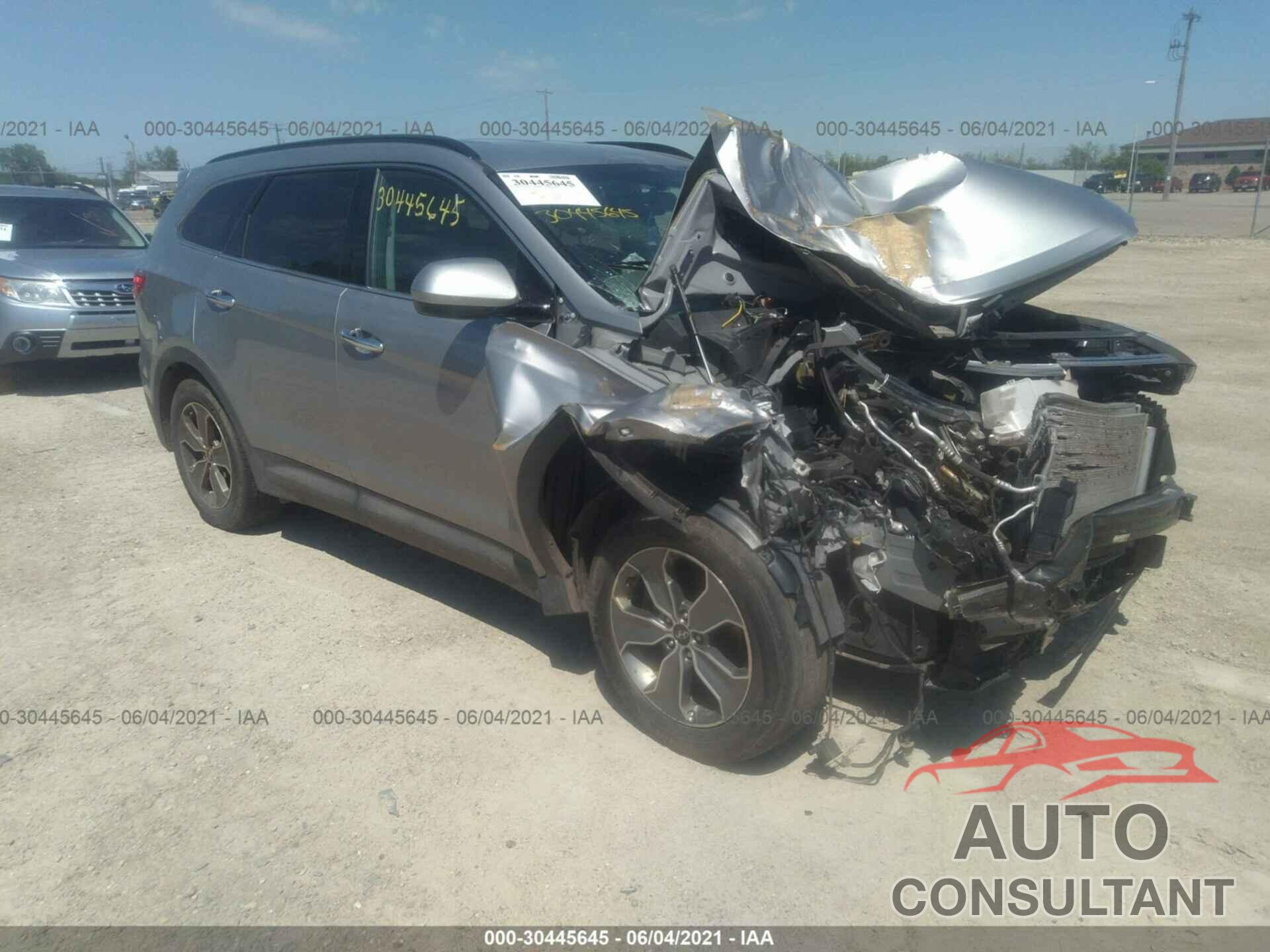 HYUNDAI SANTA FE 2016 - KM8SMDHF7GU161439