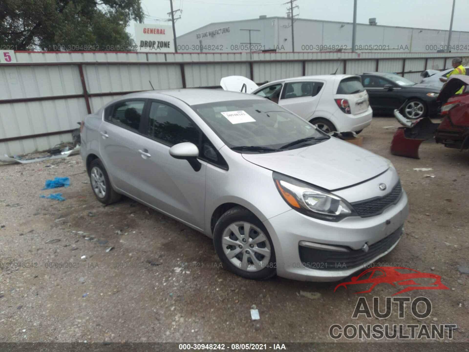 KIA RIO 2017 - KNADM4A3XH6118407