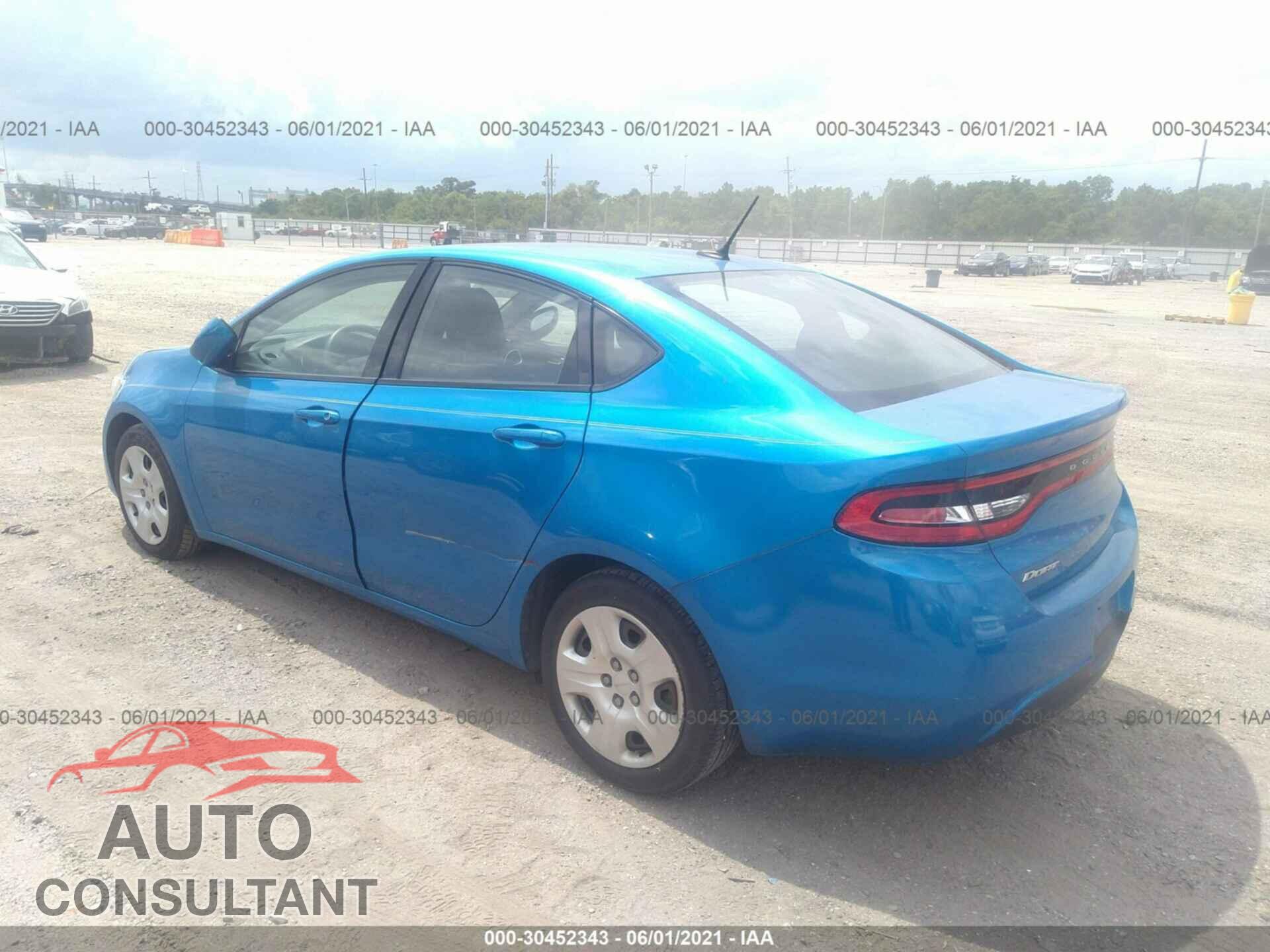 DODGE DART 2016 - 1C3CDFAA2GD541554