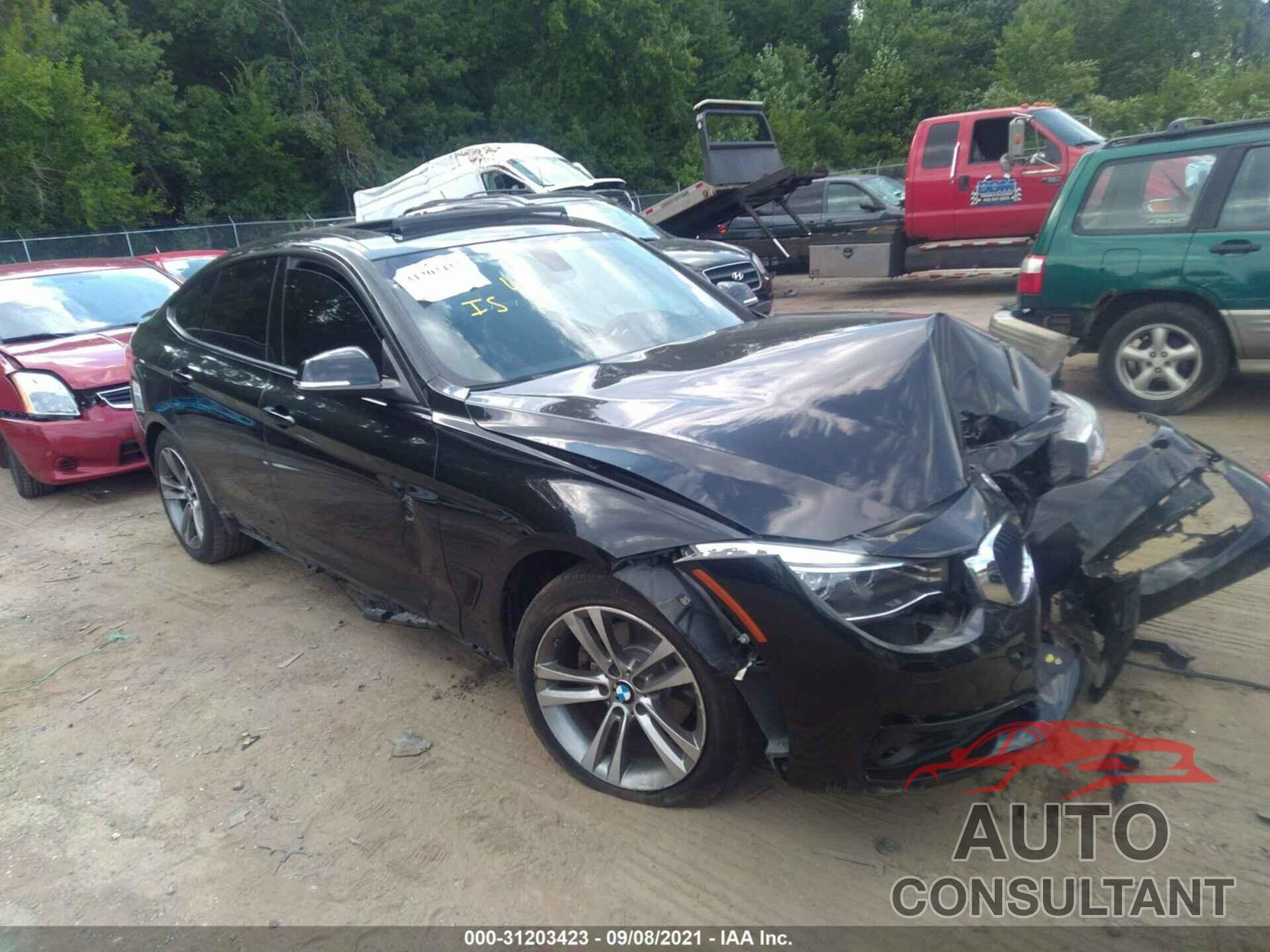BMW 3 SERIES GRAN TURISMO 2016 - WBA8Z5C5XGG500307