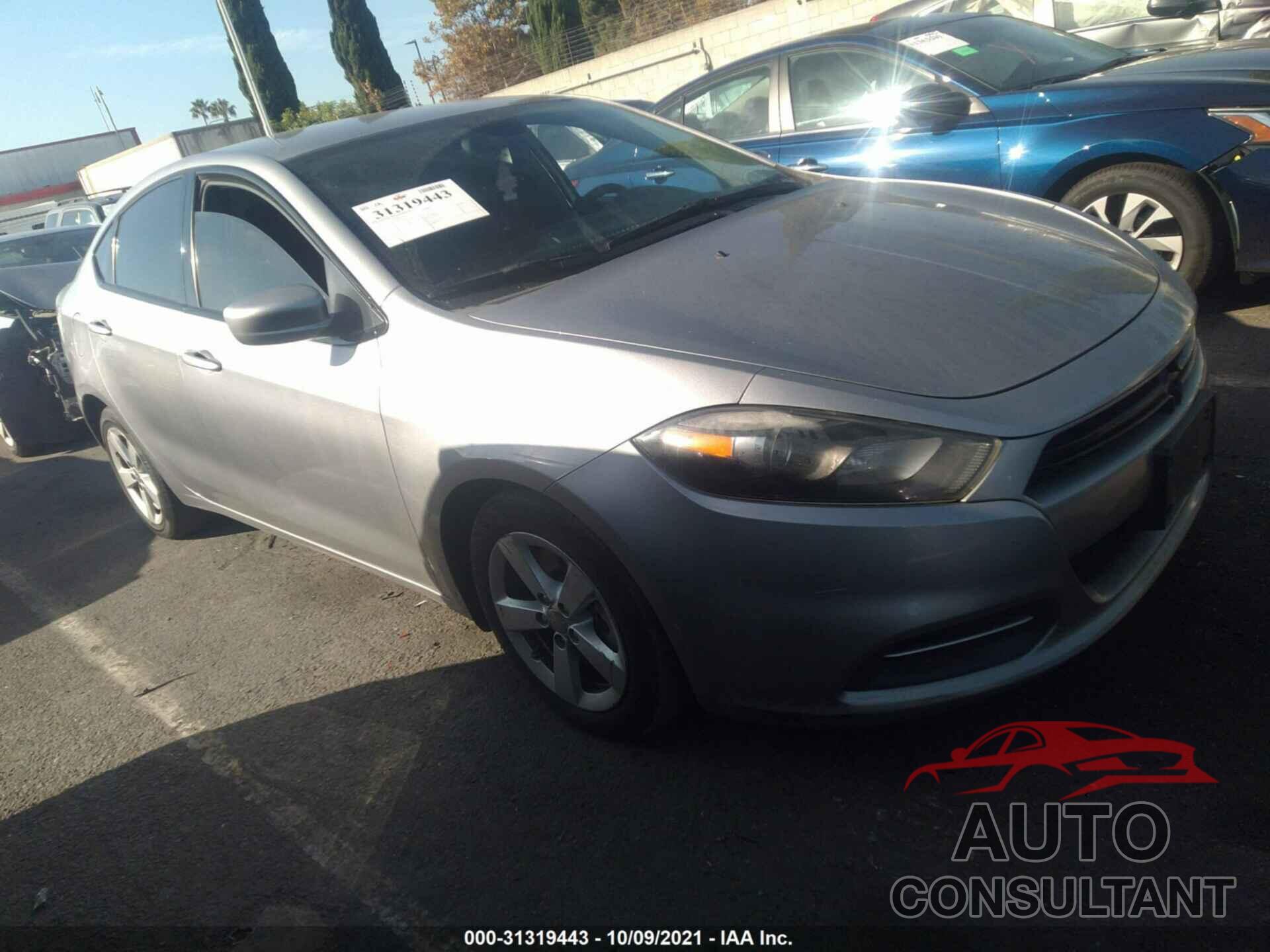 DODGE DART 2016 - 1C3CDFBB4GD624250