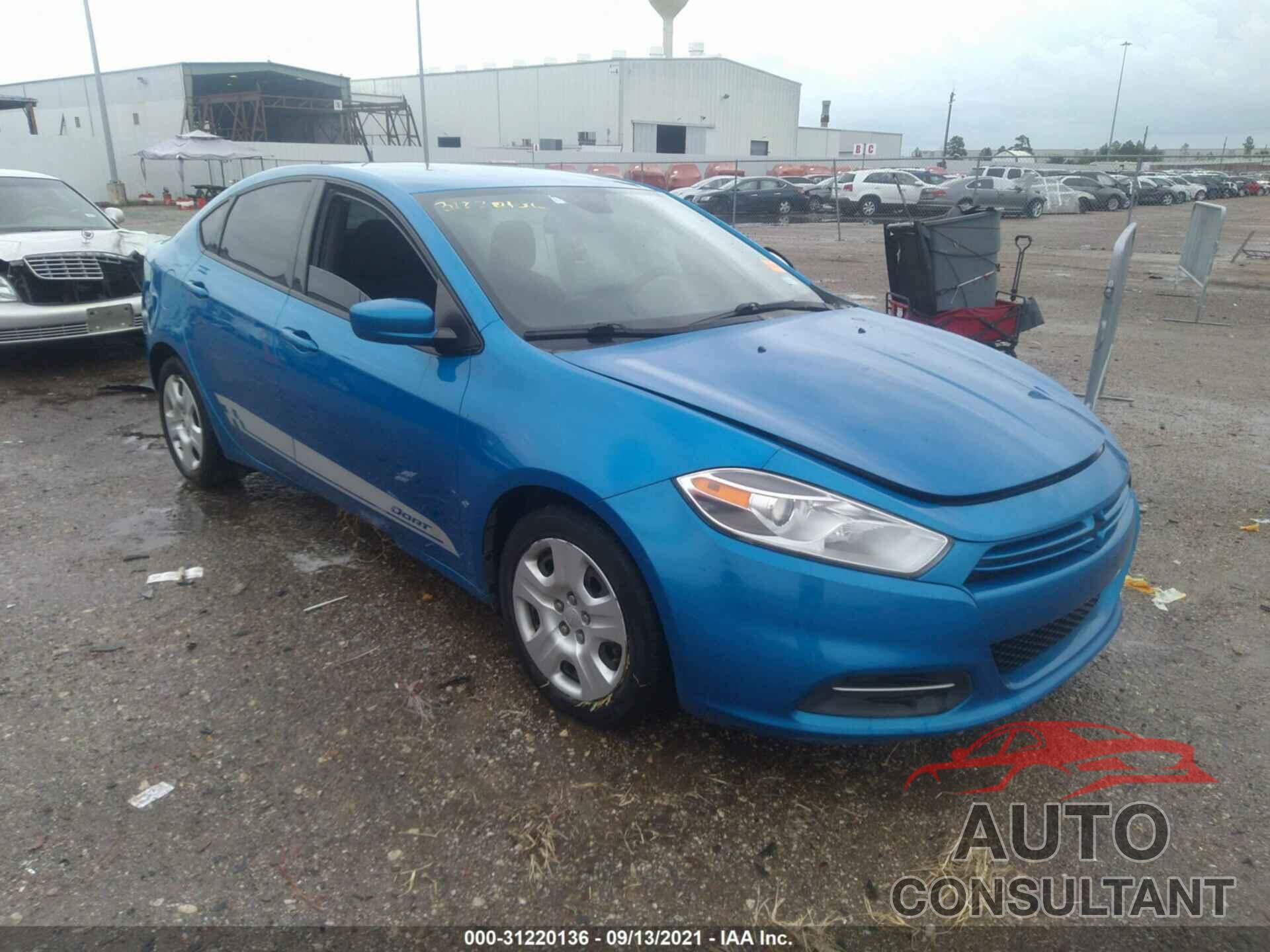 DODGE DART 2016 - 1C3CDFAA3GD516615