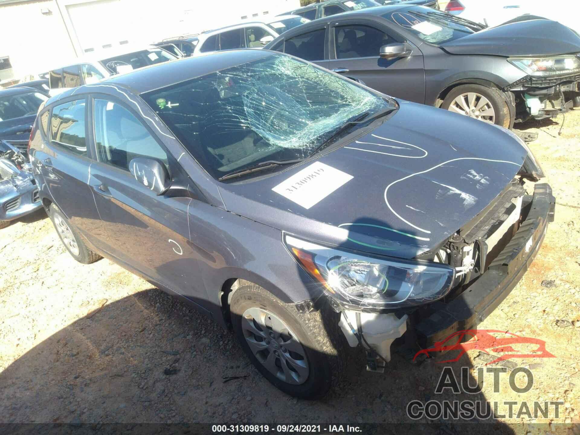 HYUNDAI ACCENT 2017 - KMHCT5AE6HU320564