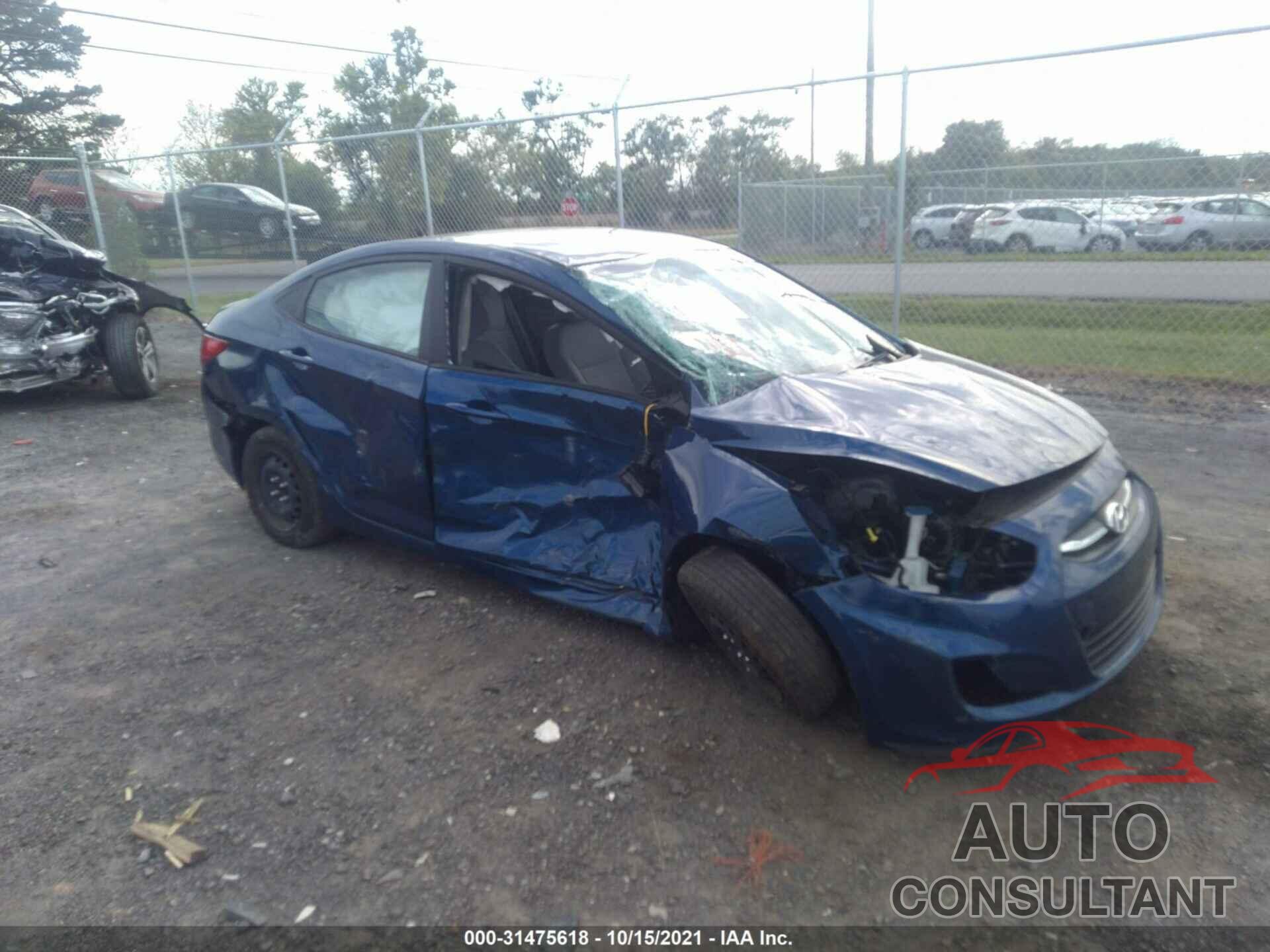 HYUNDAI ACCENT 2017 - KMHCT4AE7HU317280