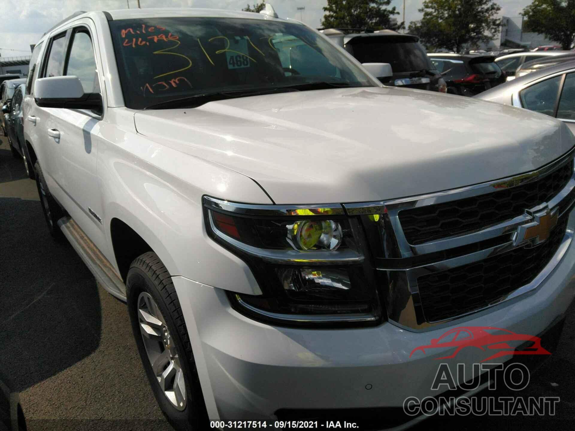 CHEVROLET TAHOE 2017 - 1GNSKBKC1HR128476