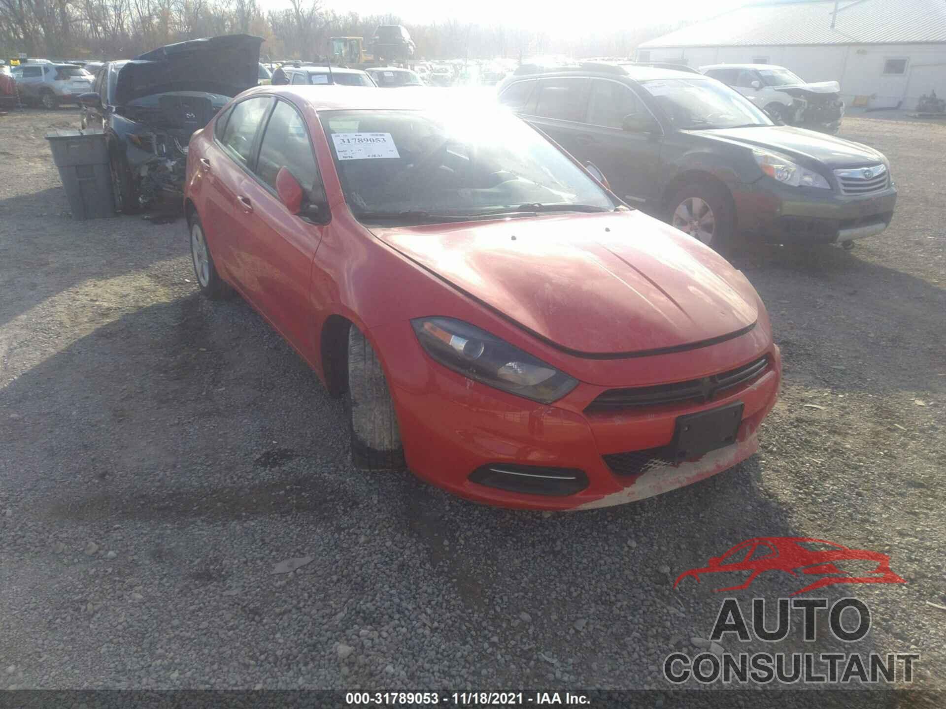 DODGE DART 2016 - 1C3CDFBB6GD616067