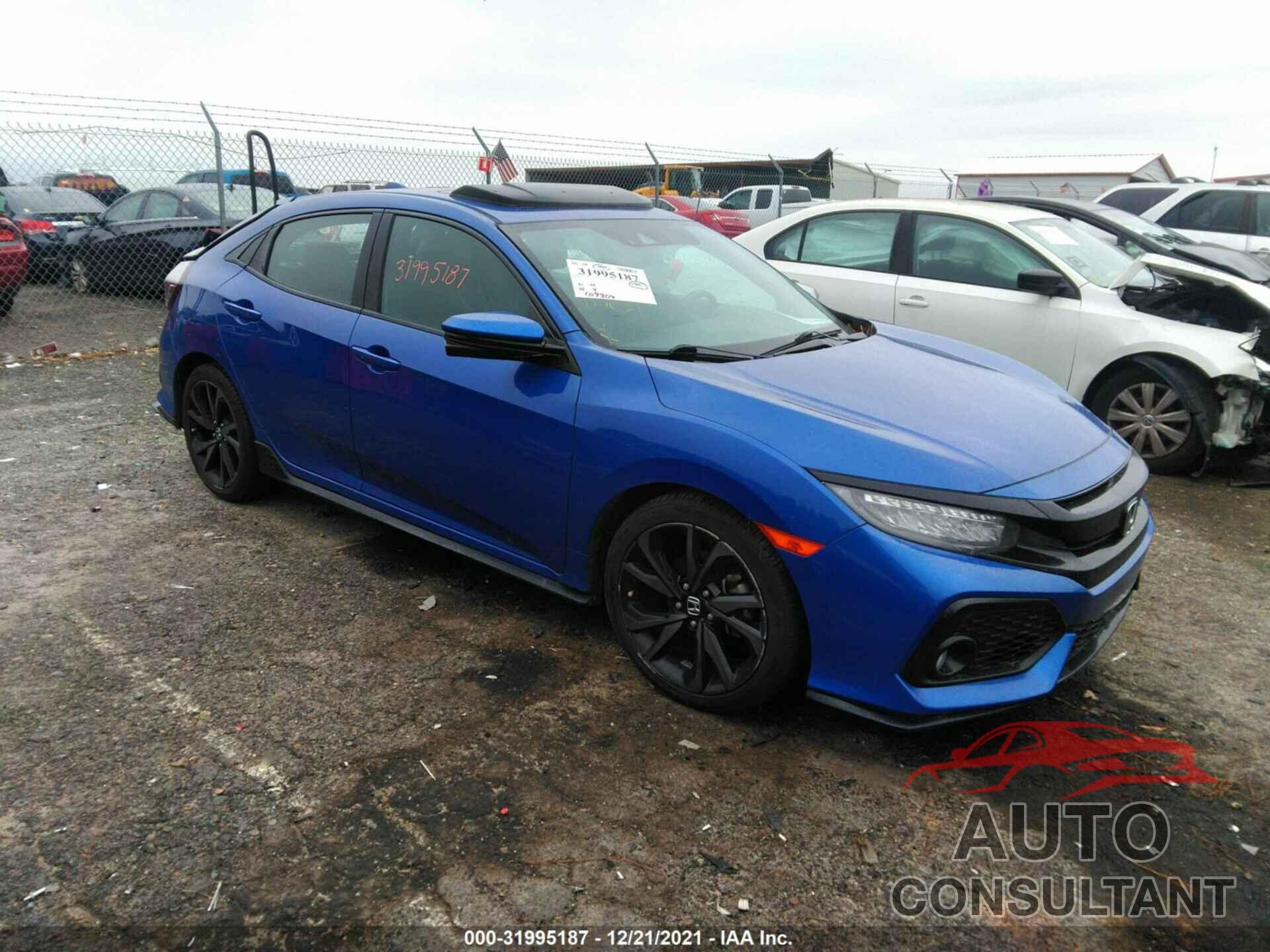 HONDA CIVIC HATCHBACK 2017 - SHHFK7H93HU227078